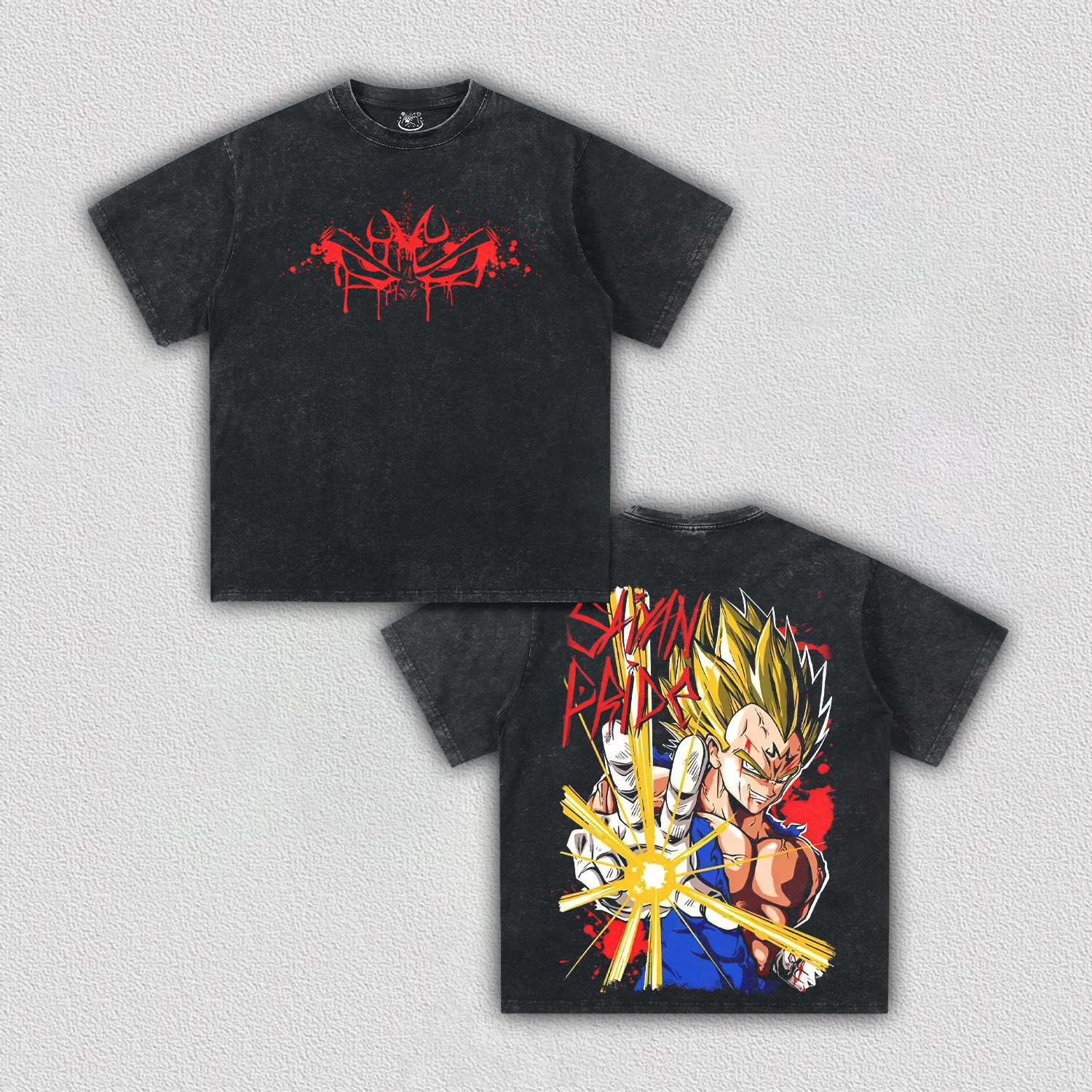 VEGETA - SAIYAN ANIME OVERSIZED TEE �?DRAGON BALL-[DS]