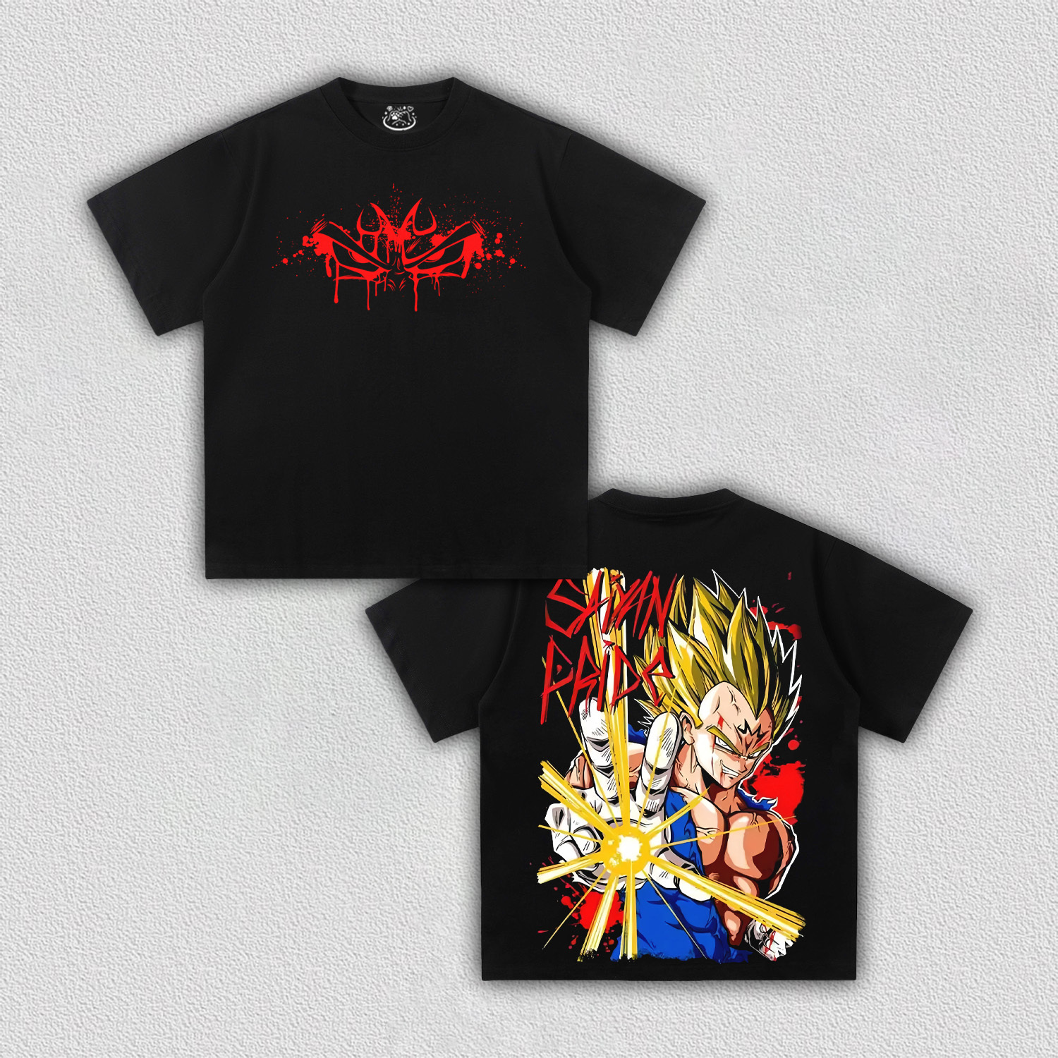 VEGETA - SAIYAN ANIME OVERSIZED TEE �?DRAGON BALL-[DS]