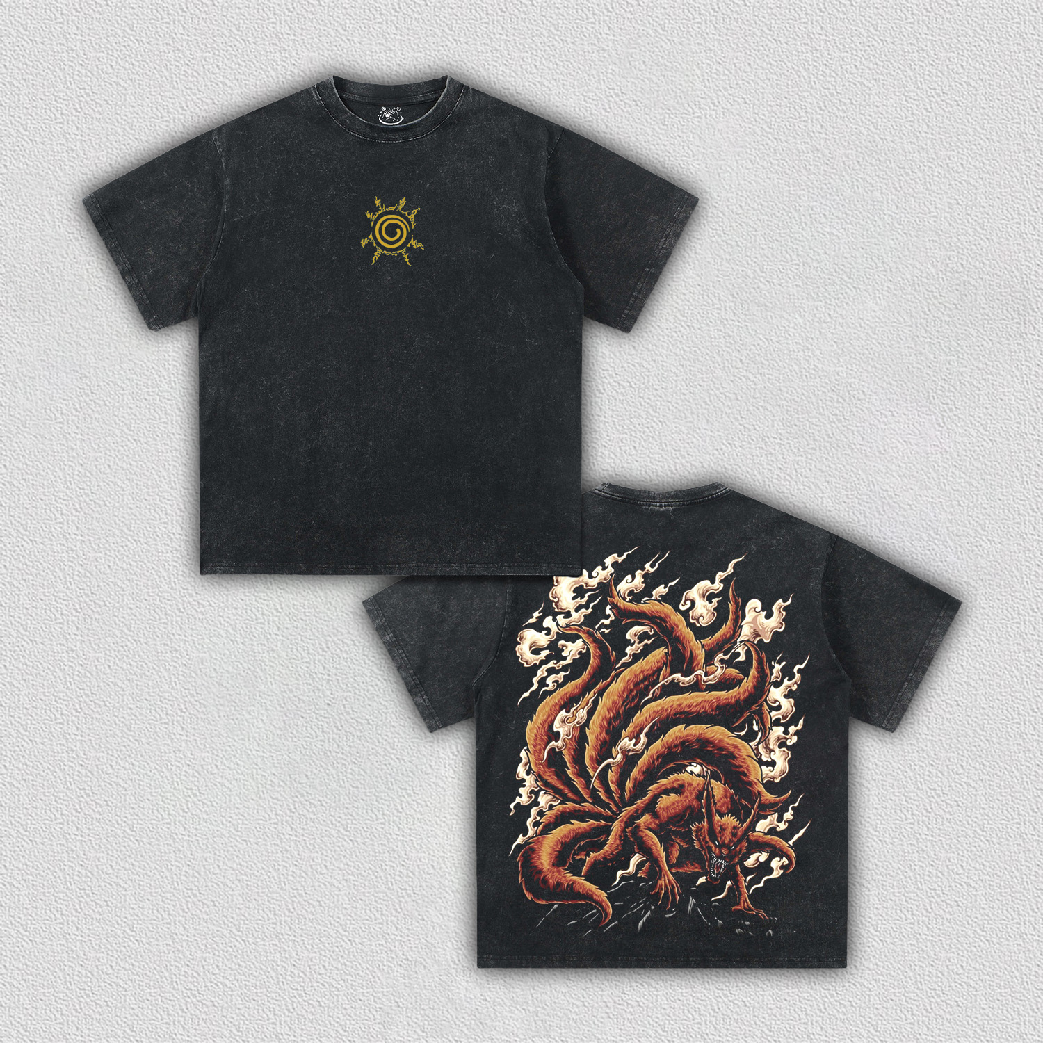 JINCHURIKI KURAMA NINE TAILED FOX NARUTO SHIPPUDEN OVERSIZETEE-[DS]