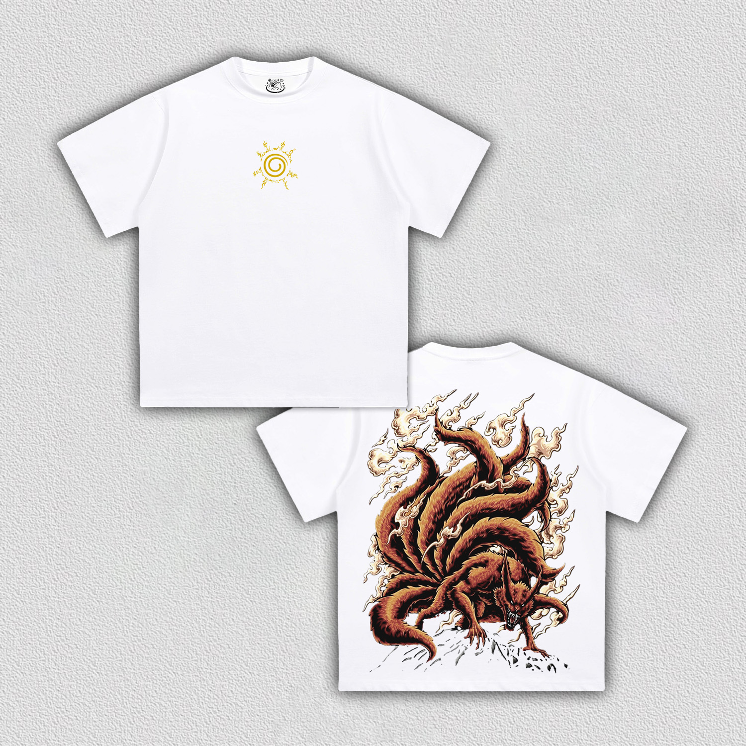 JINCHURIKI KURAMA NINE TAILED FOX NARUTO SHIPPUDEN OVERSIZETEE-[DS]