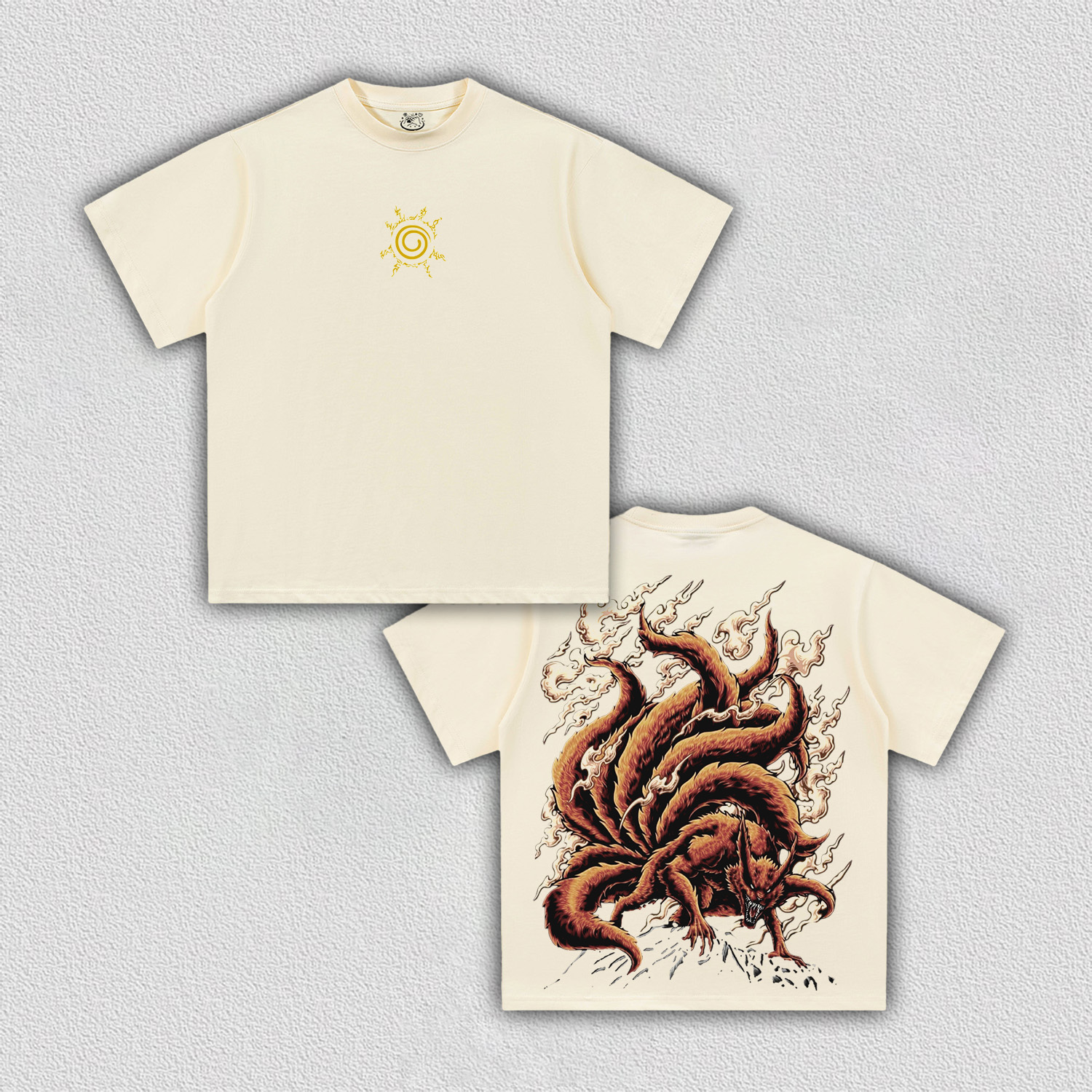 JINCHURIKI KURAMA NINE TAILED FOX NARUTO SHIPPUDEN OVERSIZETEE-[DS]