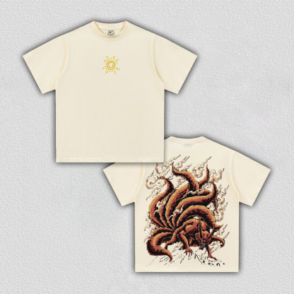 JINCHURIKI KURAMA NINE TAILED FOX NARUTO SHIPPUDEN OVERSIZETEE-[DS]