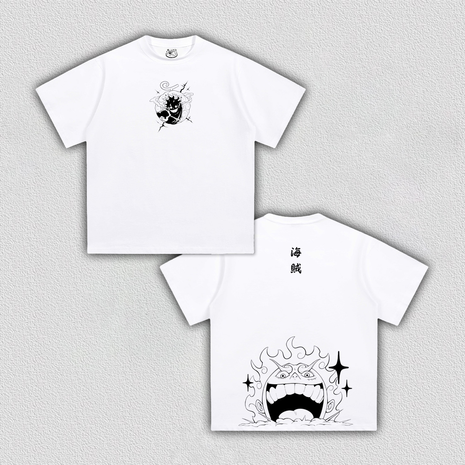 LUFFY UNISEX WASHED T-SHIRT丨ONE PIECE-[DS]