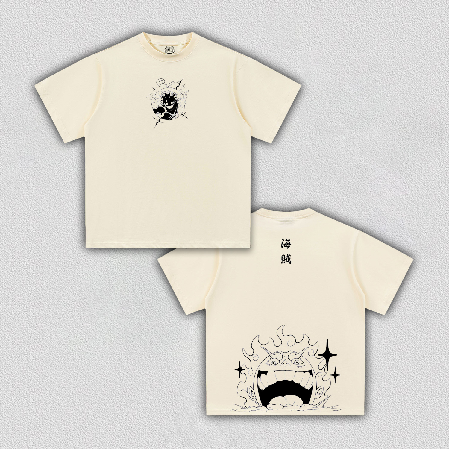 LUFFY UNISEX WASHED T-SHIRT丨ONE PIECE-[DS]