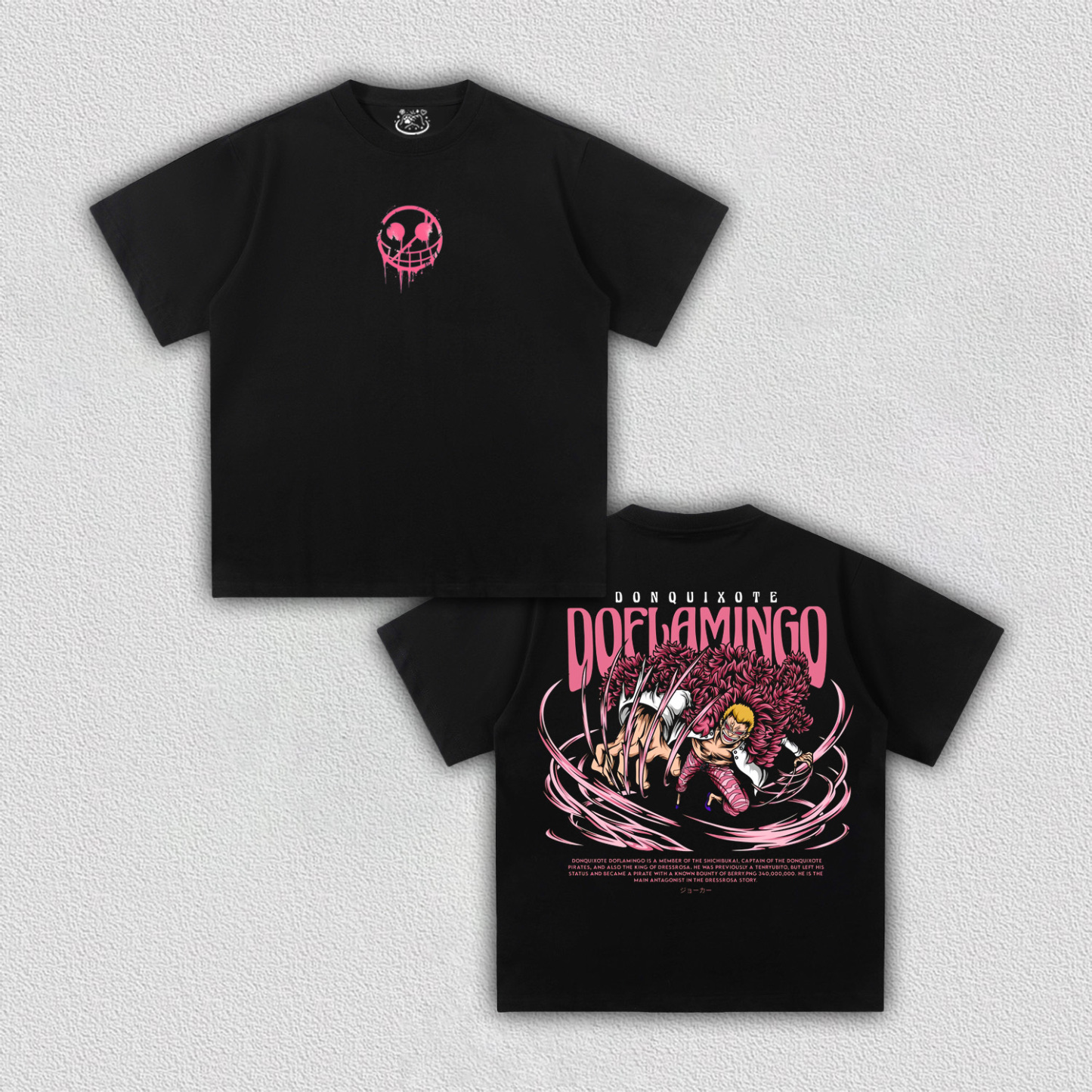 DONQUIXOTE DOFLAMINGO ANIME INSPIRED VINTAGE TEE丨ONE PIECE-[DS]
