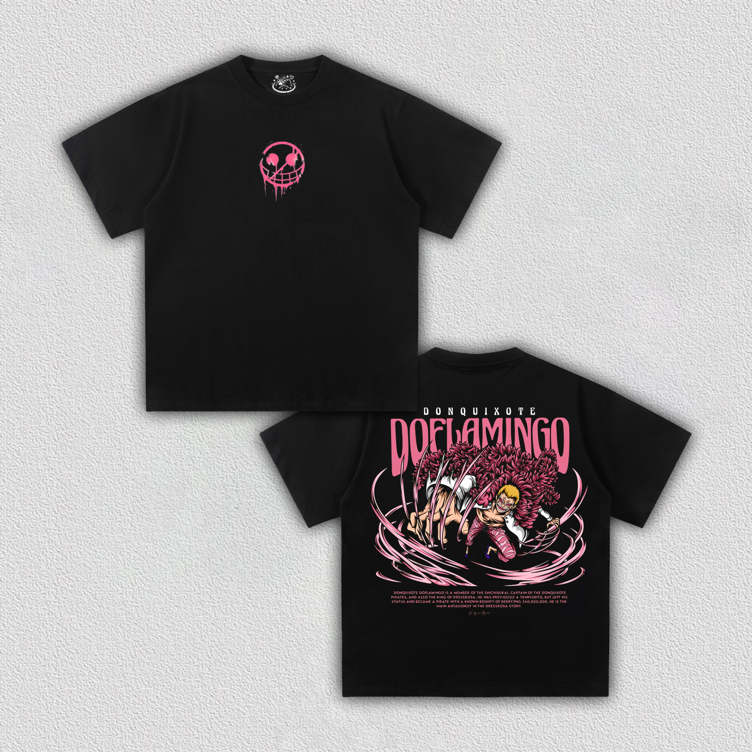 DONQUIXOTE DOFLAMINGO ANIME INSPIRED VINTAGE TEE丨ONE PIECE-[DS]