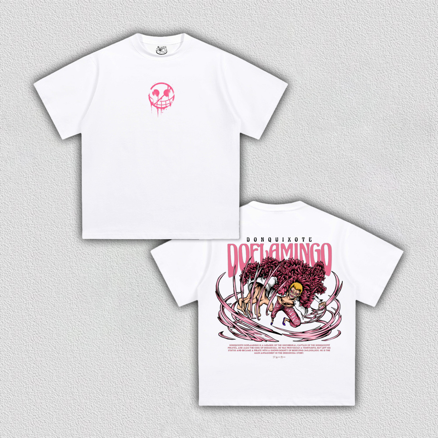 DONQUIXOTE DOFLAMINGO ANIME INSPIRED VINTAGE TEE丨ONE PIECE-[DS]