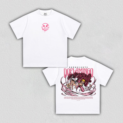 DONQUIXOTE DOFLAMINGO ANIME INSPIRED VINTAGE TEE丨ONE PIECE-[DS]