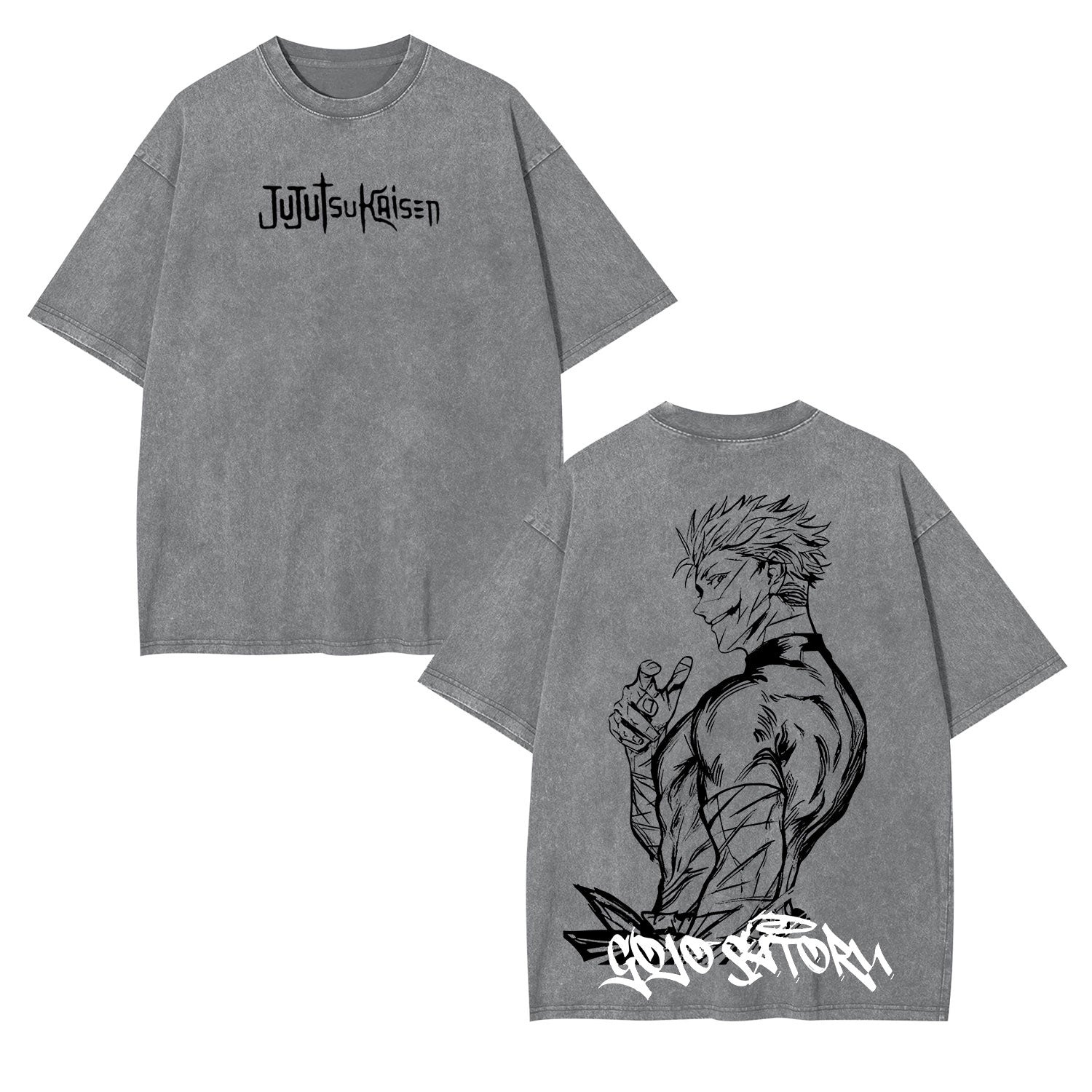 JUJUTSU KAISEN ANIME OVERSIZED TEE -[DS]