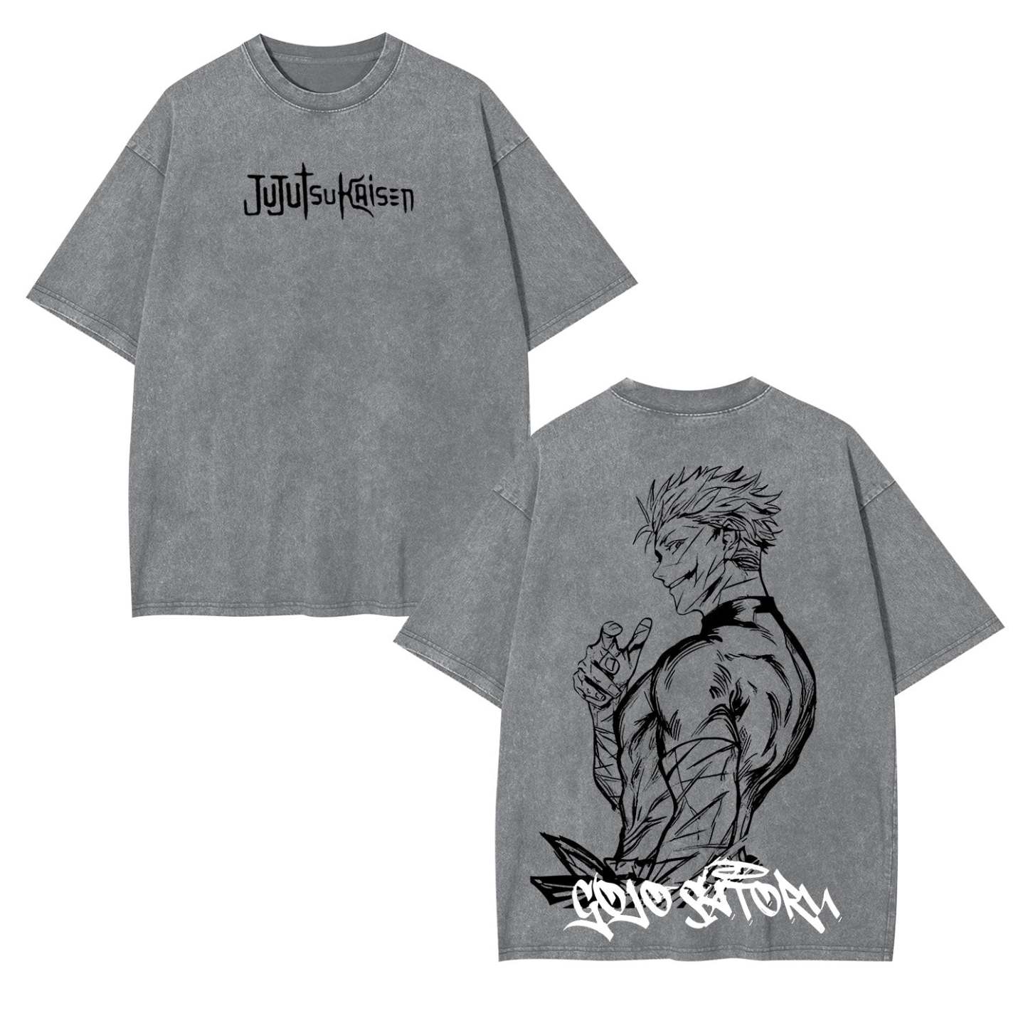 JUJUTSU KAISEN ANIME OVERSIZED TEE -[DS]