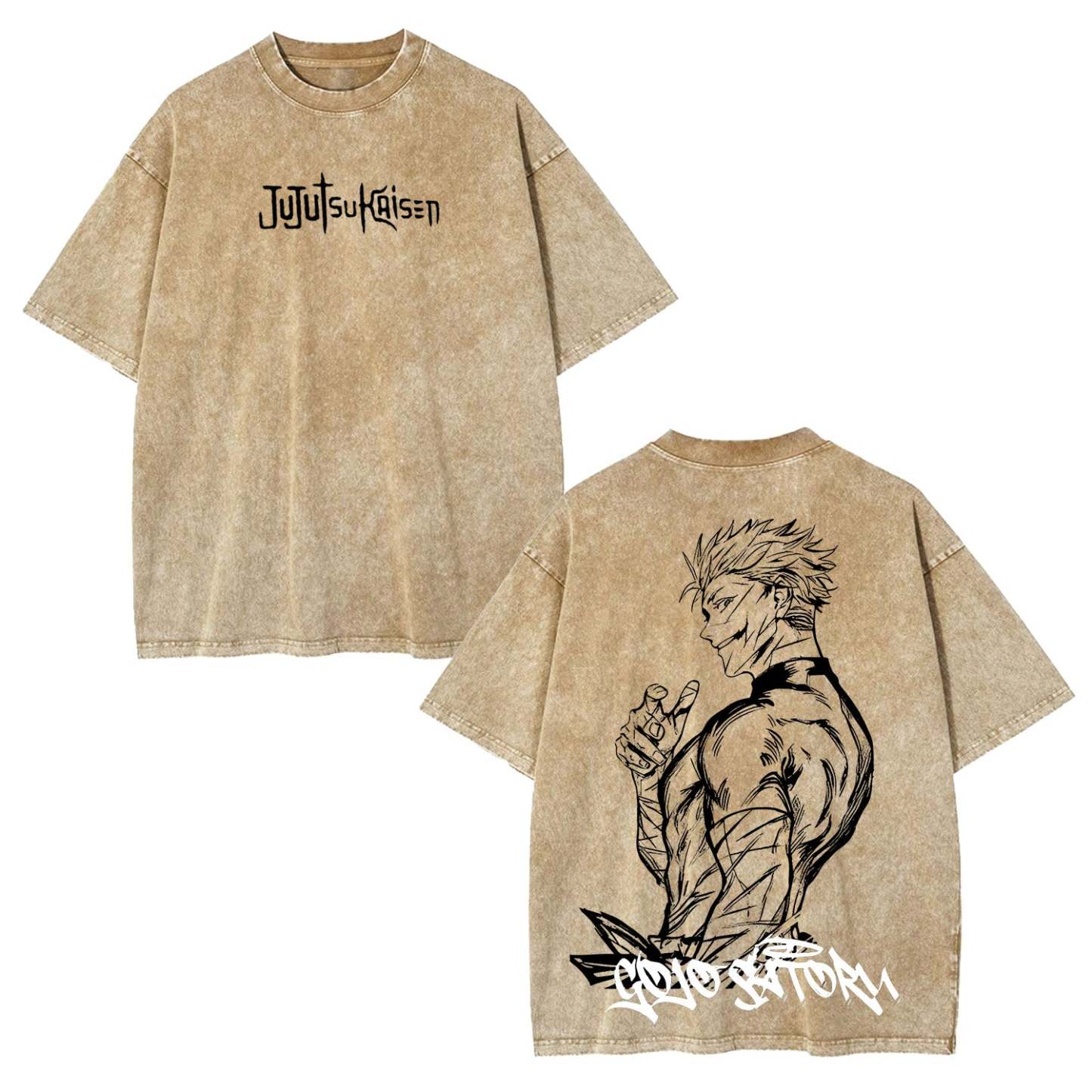 JUJUTSU KAISEN ANIME OVERSIZED TEE -[DS]