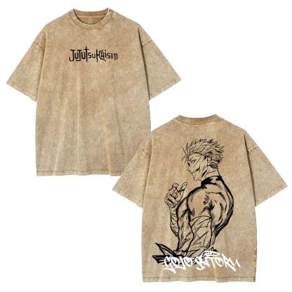 JUJUTSU KAISEN ANIME OVERSIZED TEE -[DS]