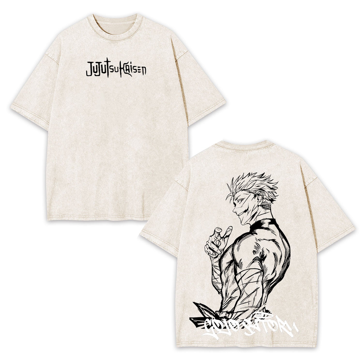 JUJUTSU KAISEN ANIME OVERSIZED TEE -[DS]