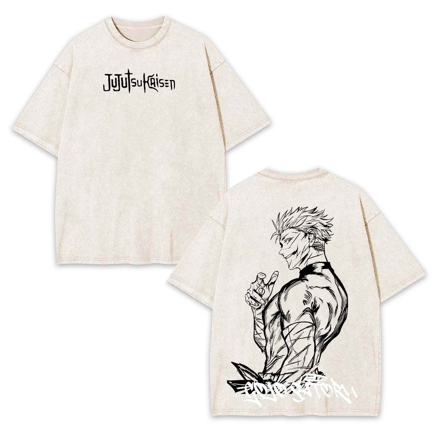 JUJUTSU KAISEN ANIME OVERSIZED TEE -[DS]