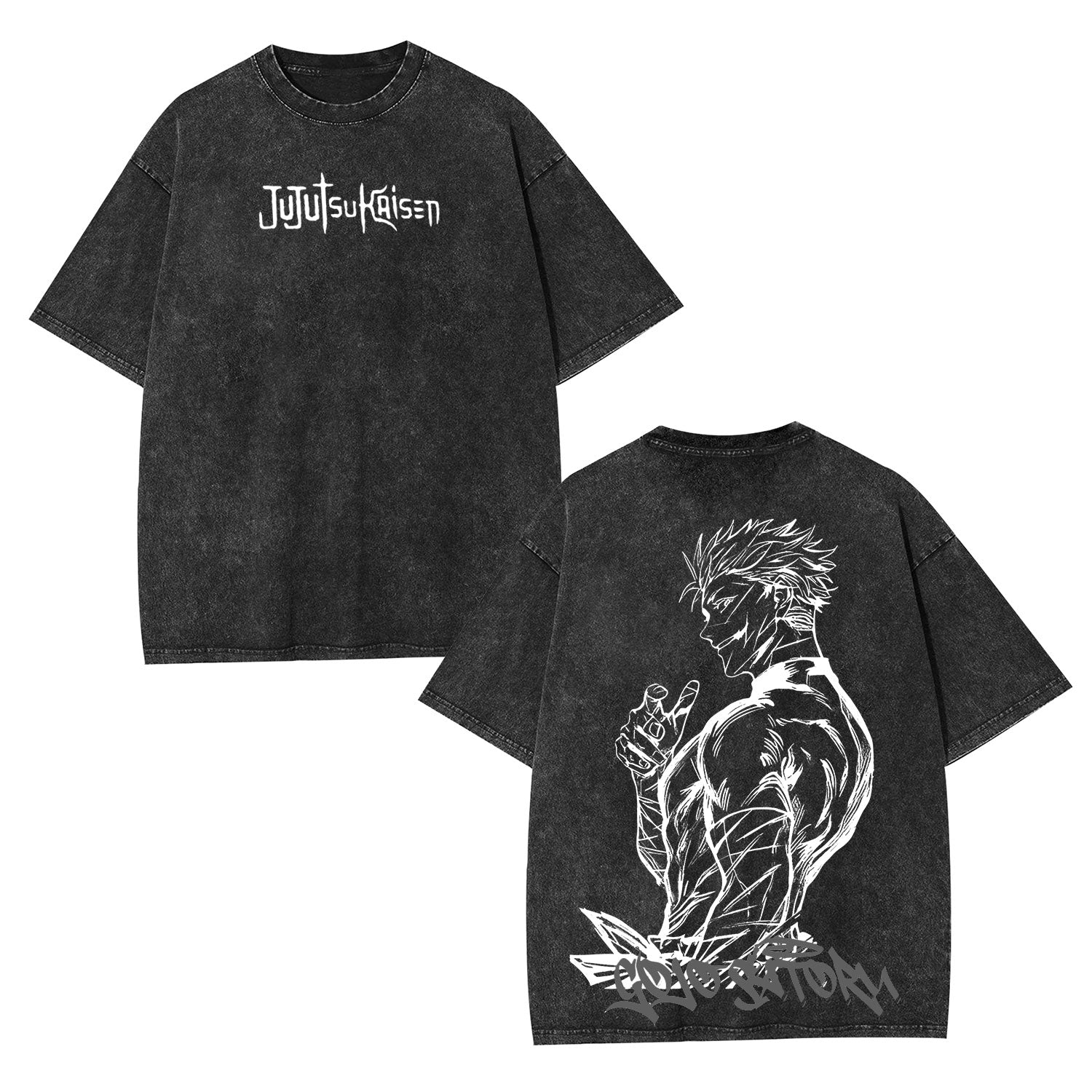 JUJUTSU KAISEN ANIME OVERSIZED TEE -[DS]