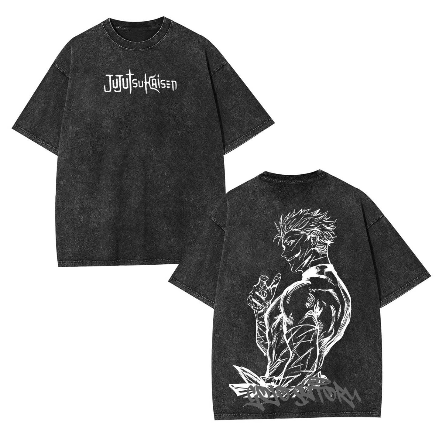 JUJUTSU KAISEN ANIME OVERSIZED TEE -[DS]