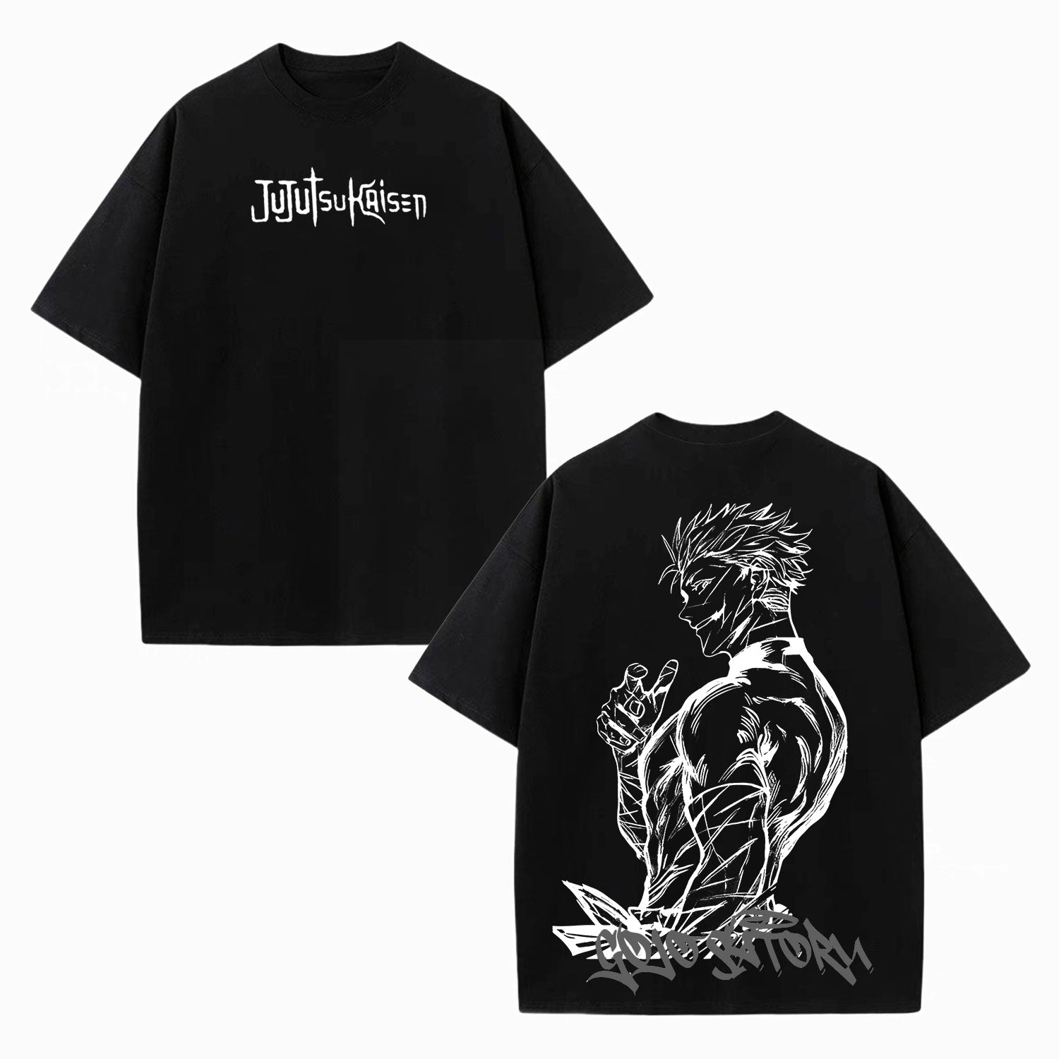 JUJUTSU KAISEN ANIME OVERSIZED TEE -[DS]