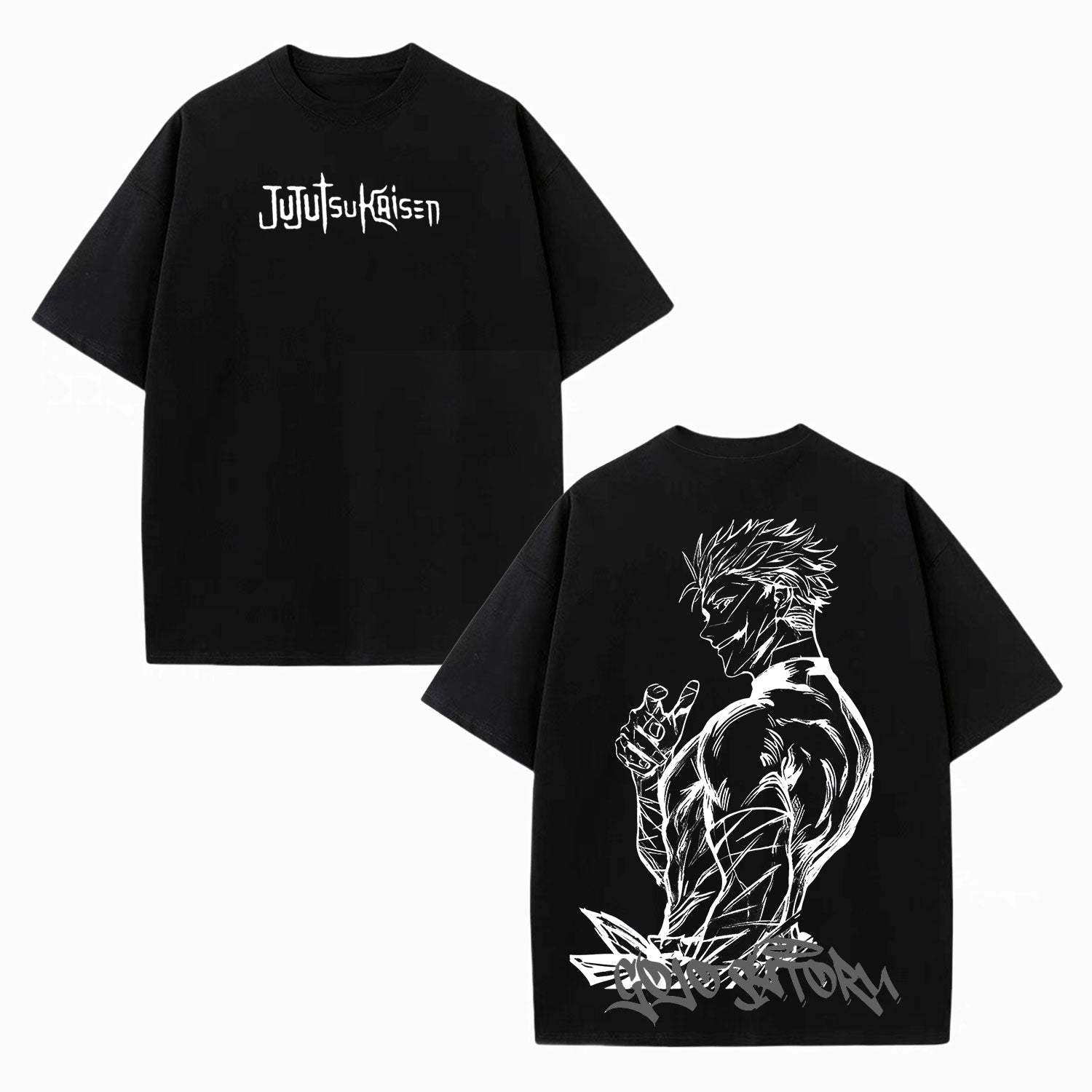 JUJUTSU KAISEN ANIME OVERSIZED TEE -[DS]