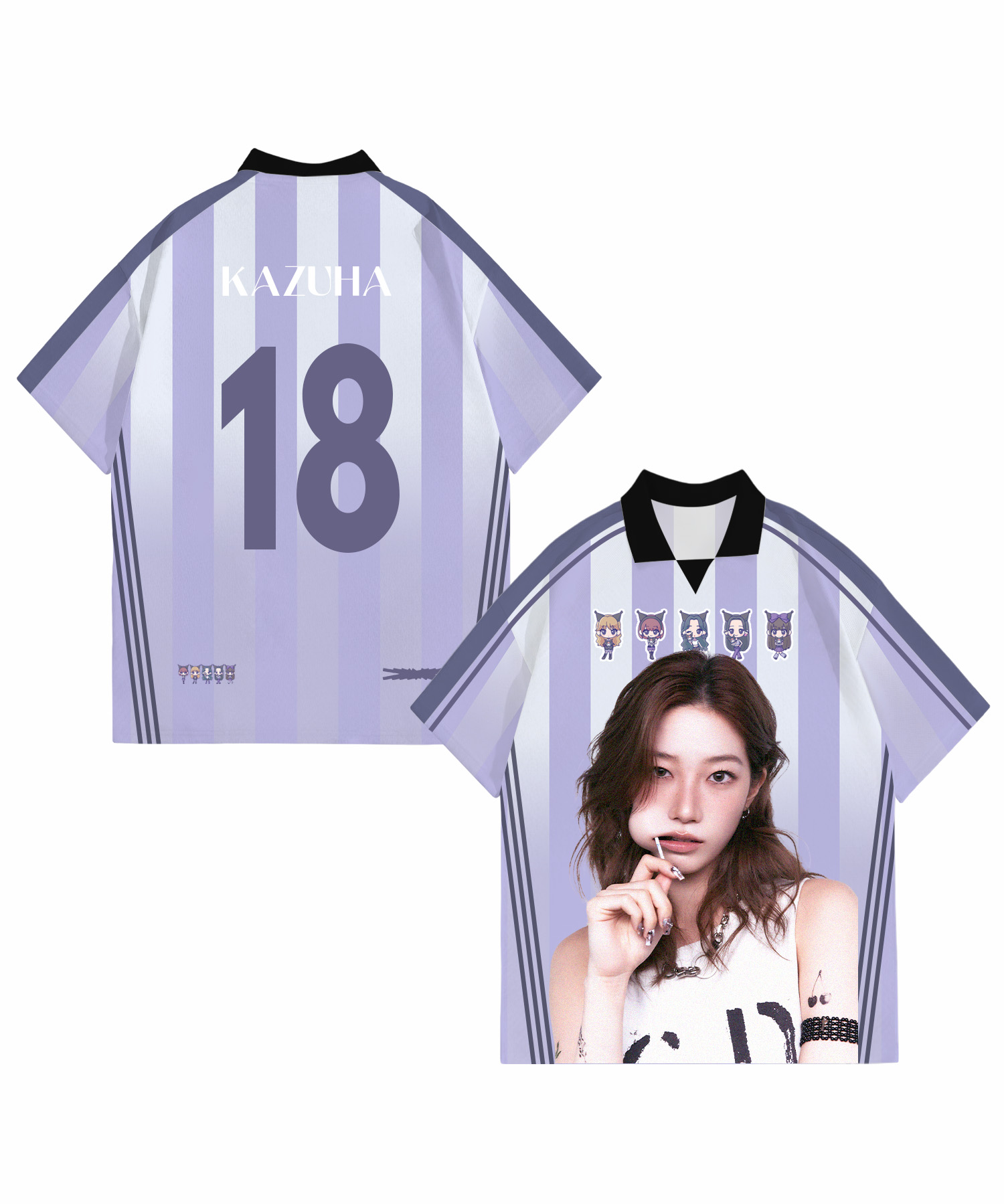 LE SSERAFIM uniform shirt KAZUHA L カズハ LE SSERAFIM-KAZUHA Jersey – onlynicer