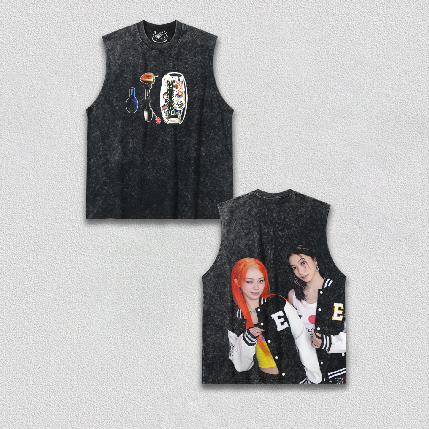 KAZUHA and CHAEWON TEE