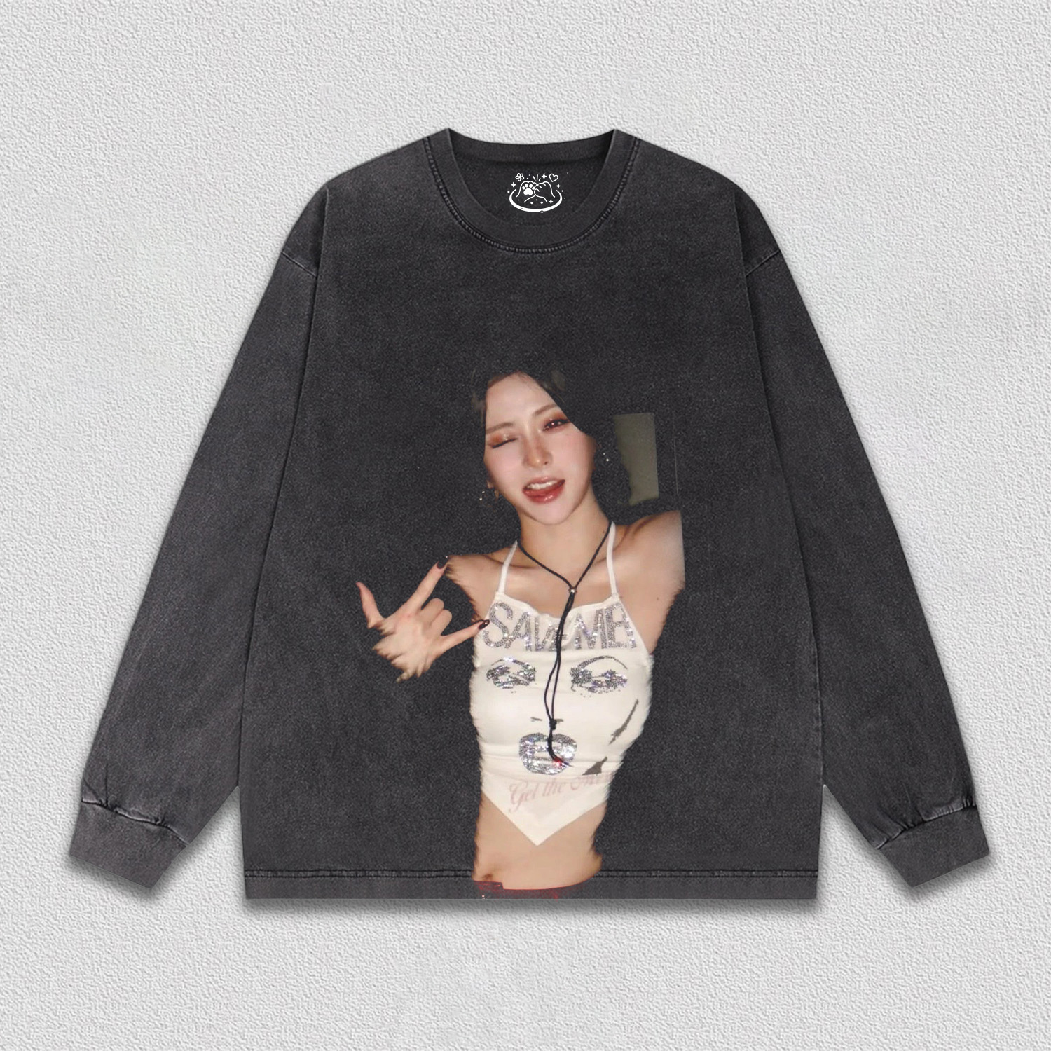 アイドル LE SSERAFIM UNIFORM SHIRT HUH YUNJIN L LE SSERAFIM HUH YUNJIN TEE – onlynicer