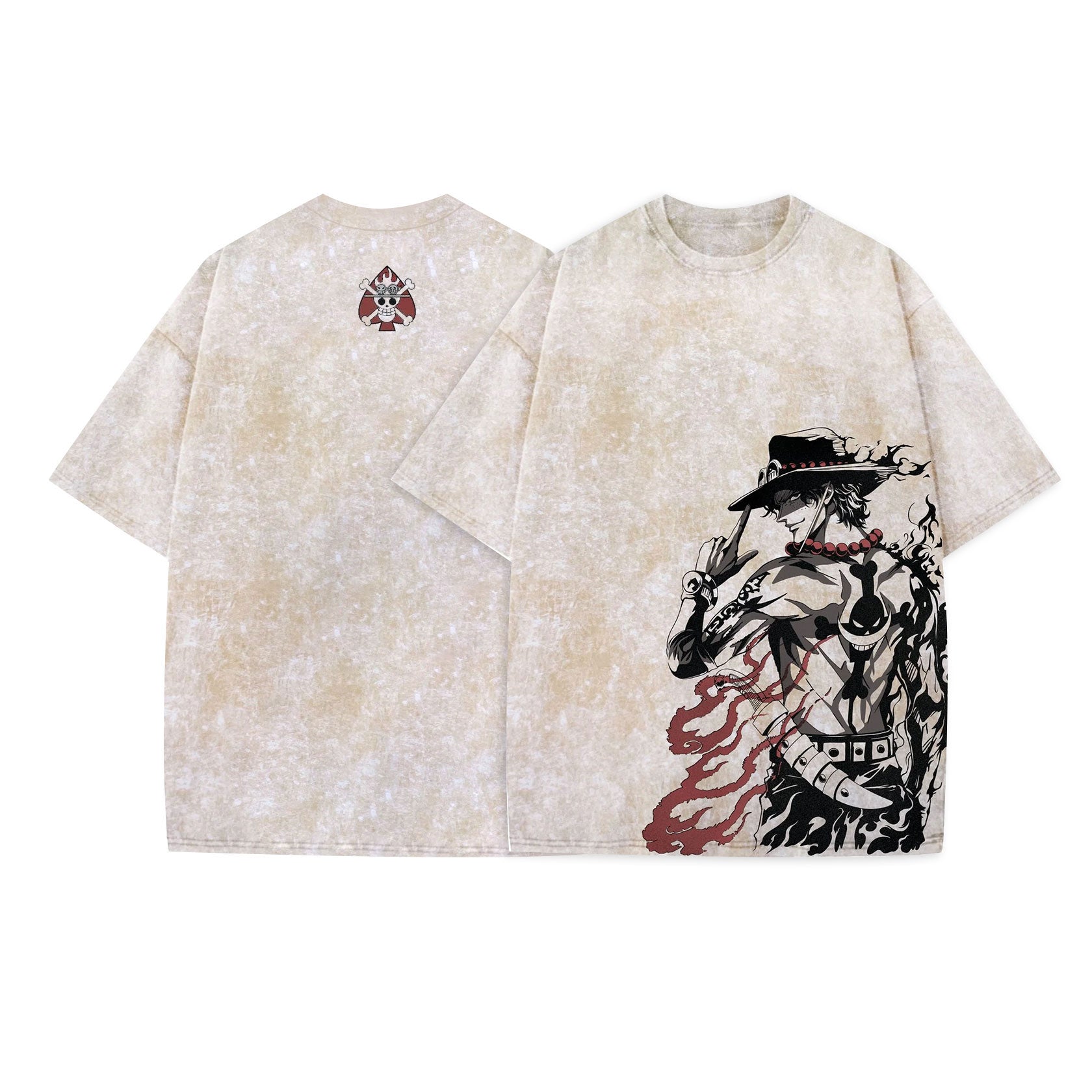 PORTGAS D. ACE ANIME INSPIRED VINTAGE TEE丨ONE PIECE-[DS]