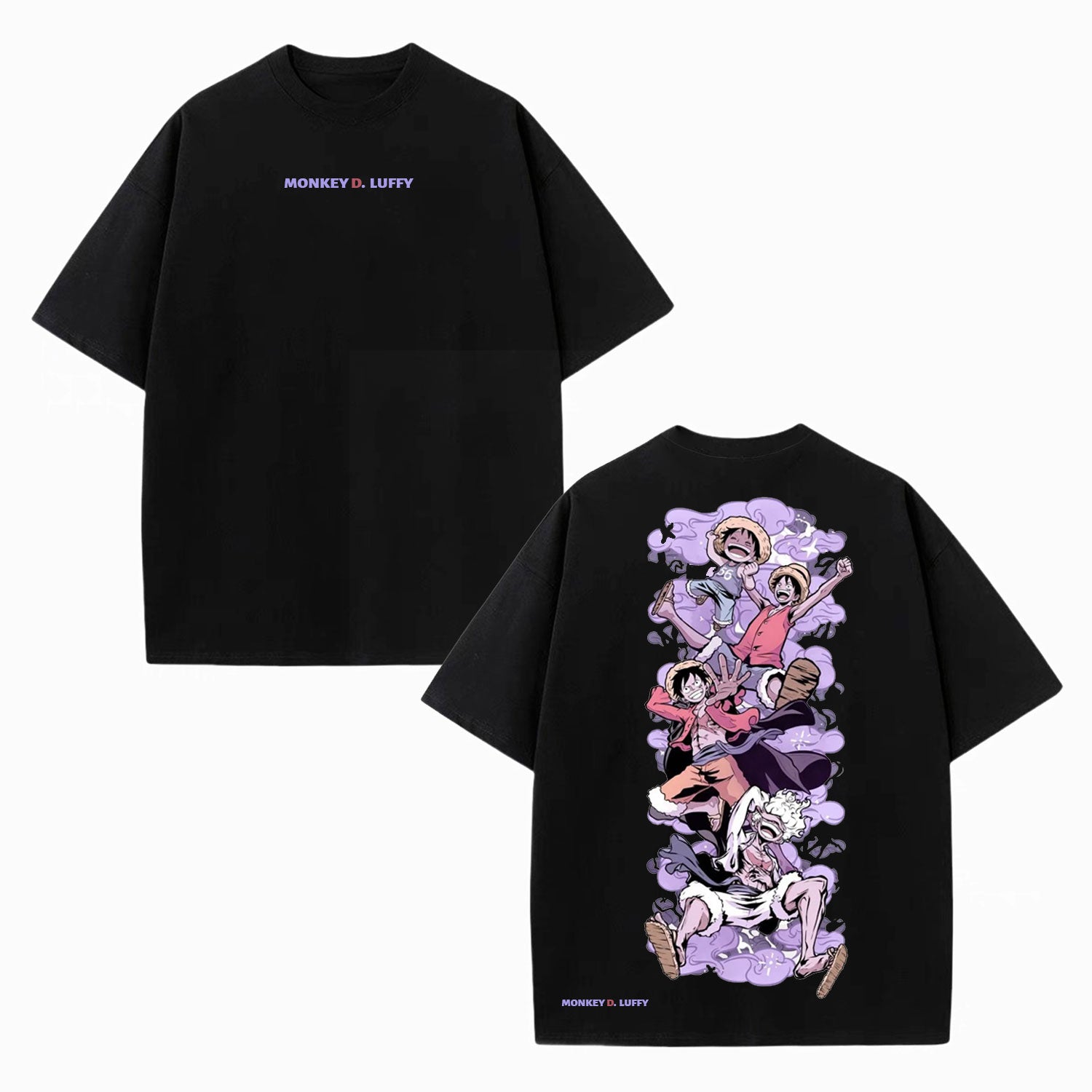 LUFFY ONE PIECE ANIME INSPIRED VINTAGE TEE-[DS]