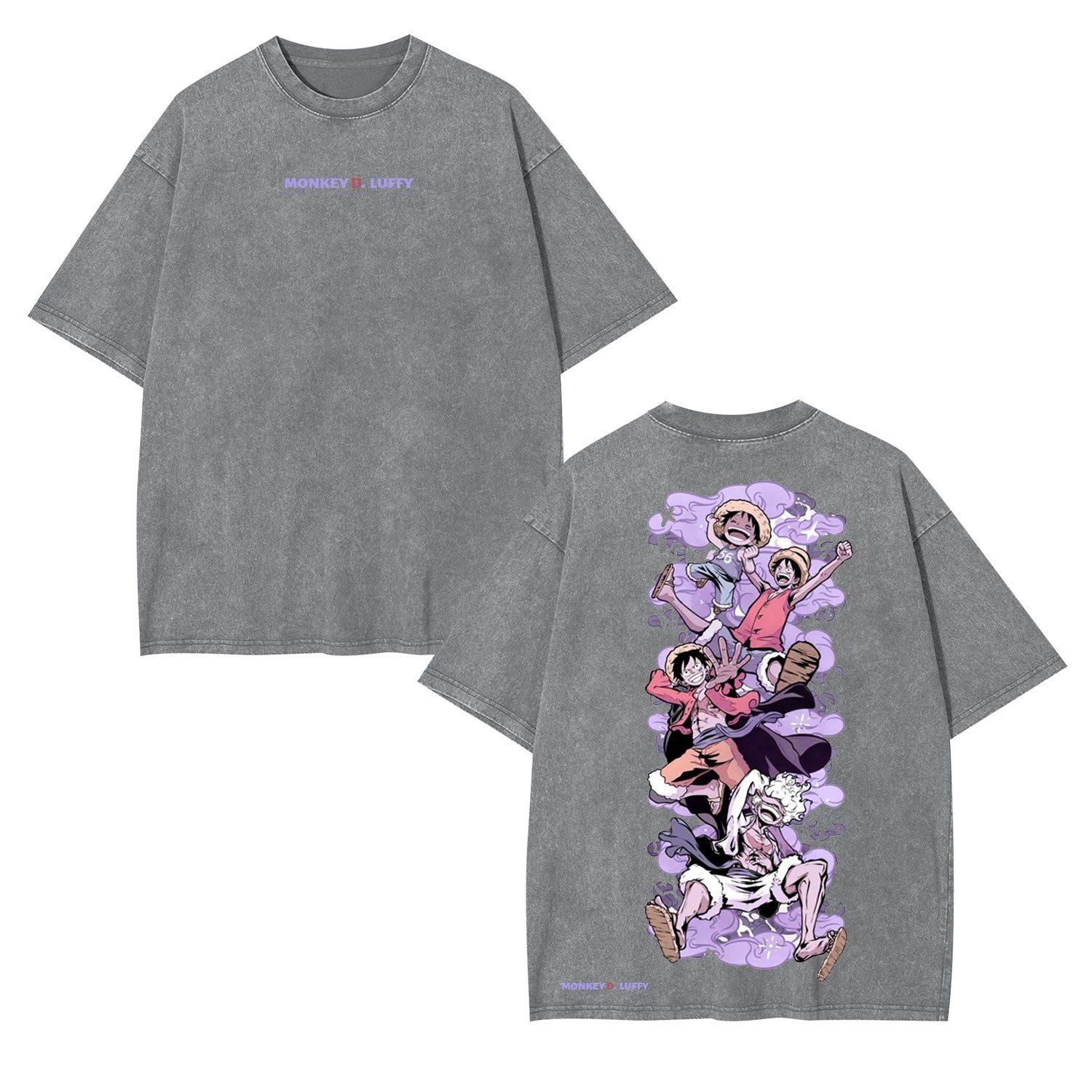 LUFFY ONE PIECE ANIME INSPIRED VINTAGE TEE-[DS]