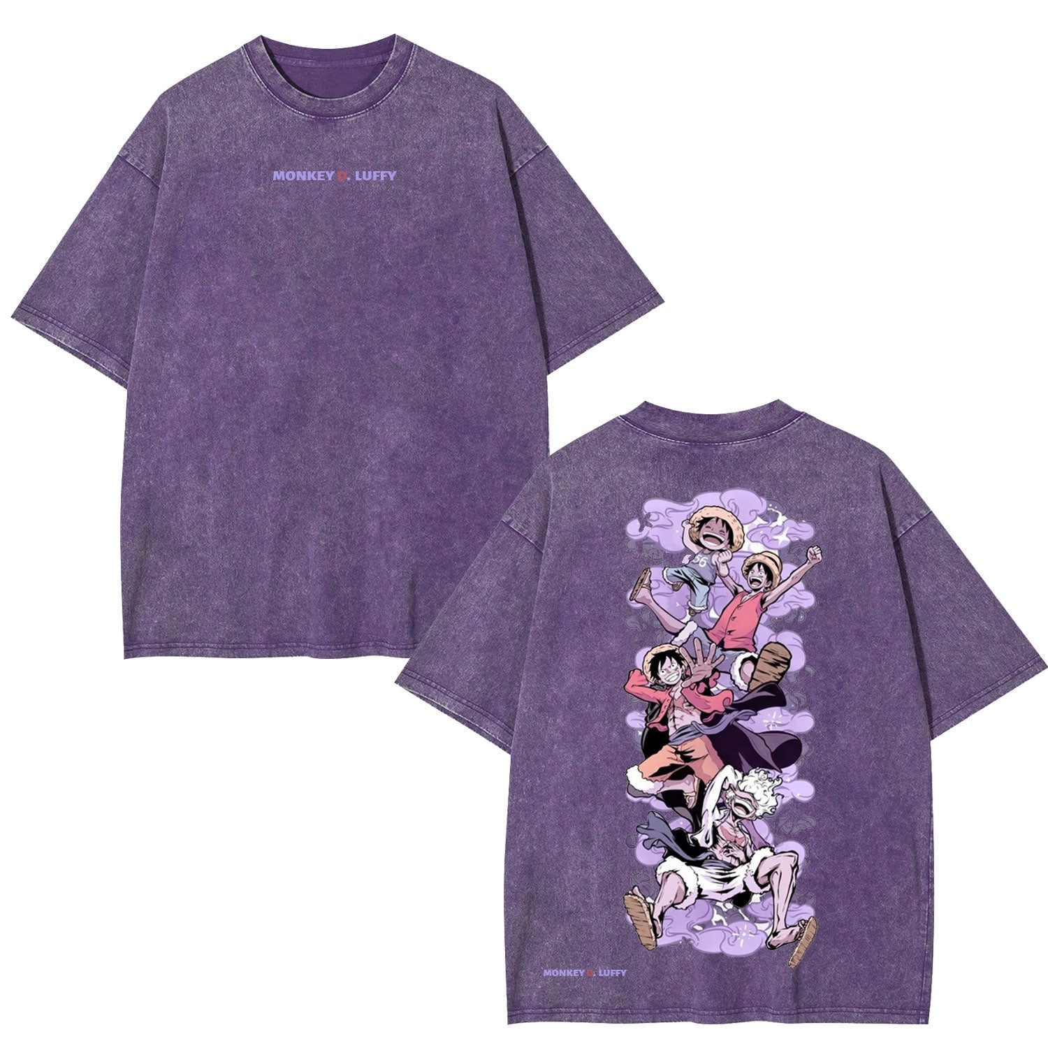 LUFFY ONE PIECE ANIME INSPIRED VINTAGE TEE-[DS]