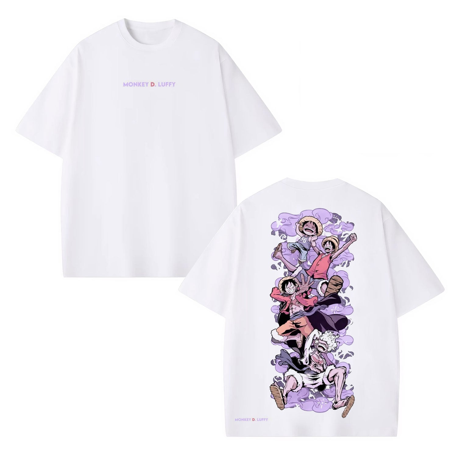 LUFFY ONE PIECE ANIME INSPIRED VINTAGE TEE-[DS]