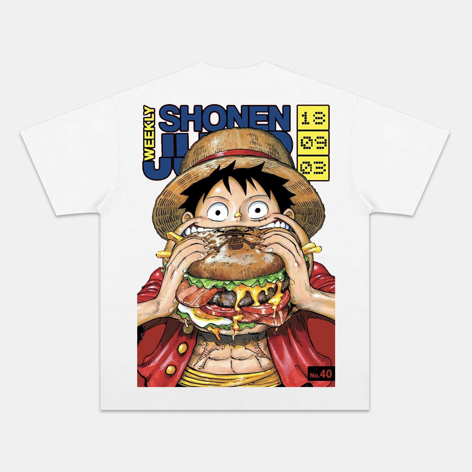 LUFFY ANIME INSPIRED VINTAGE TEE丨ONE PIECE-[BACK]