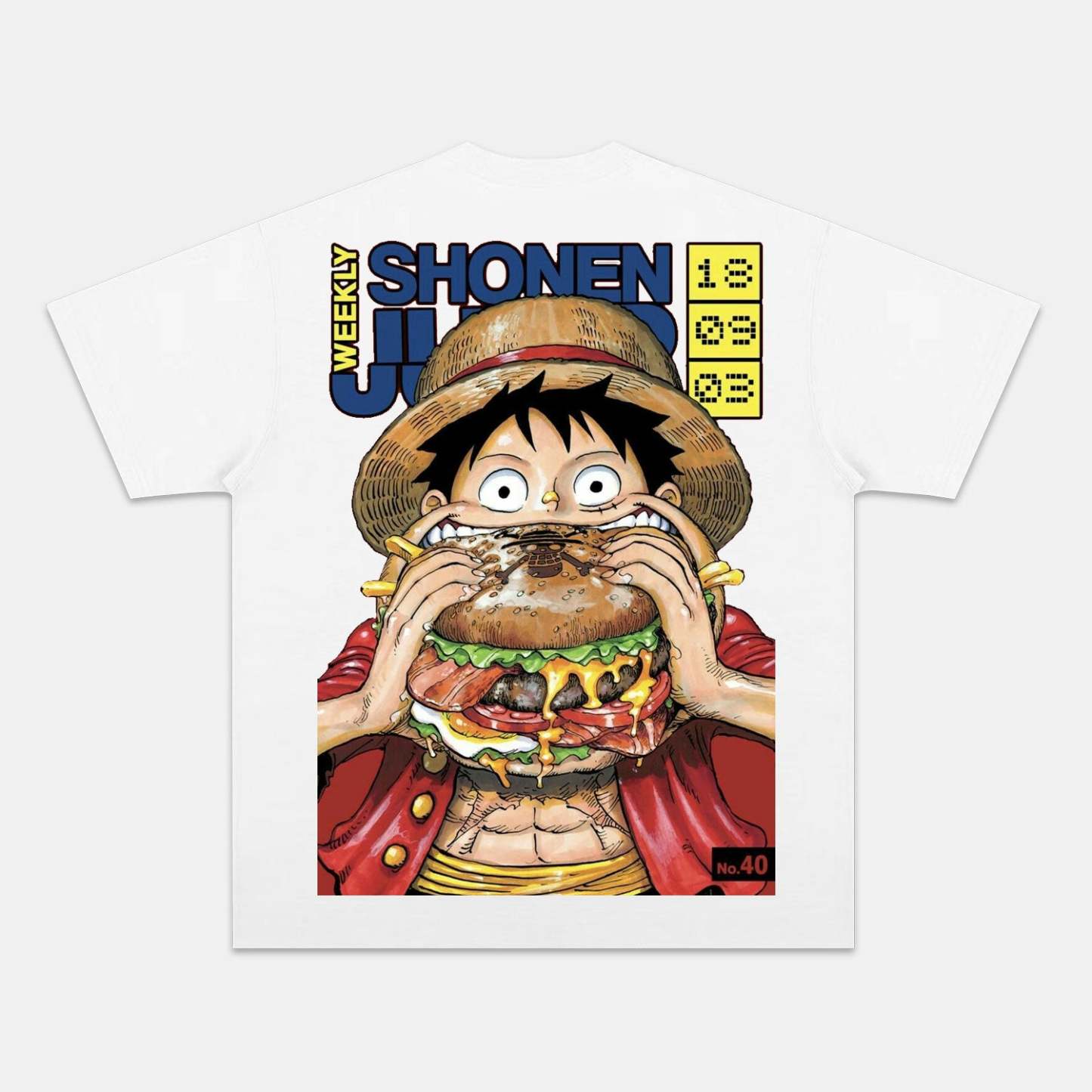 LUFFY ANIME INSPIRED VINTAGE TEE丨ONE PIECE-[BACK]