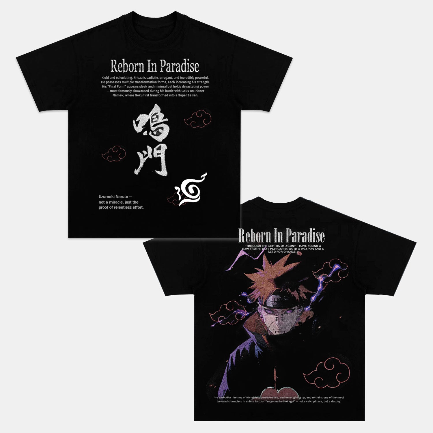 NARUTO 2.0 “PAIN’S WRATH?OVERSIZED TEE-[DS]