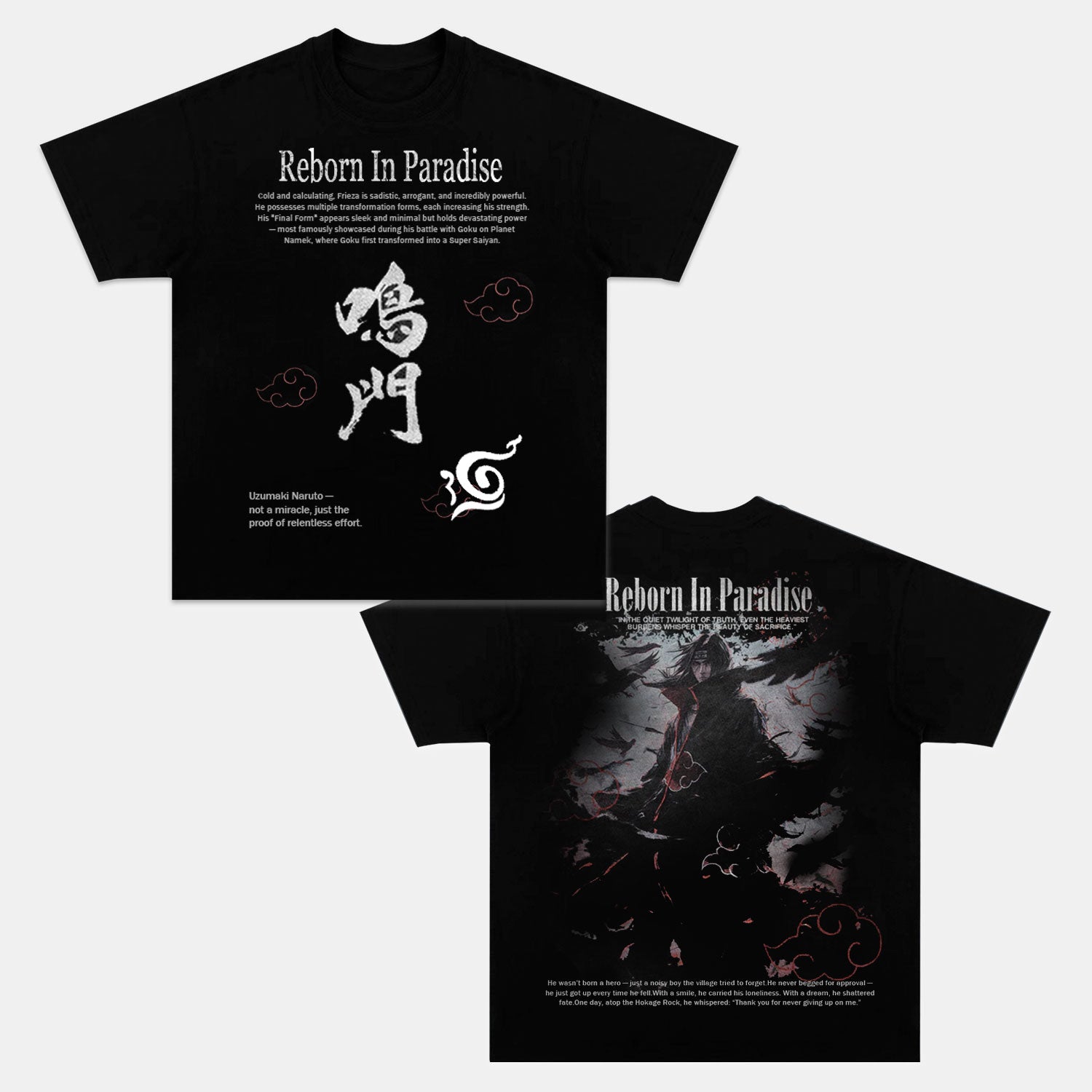 NARUTO 2.0 “UCHIHA LEGACY�?ITACHI OVERSIZED TEE-[DS]