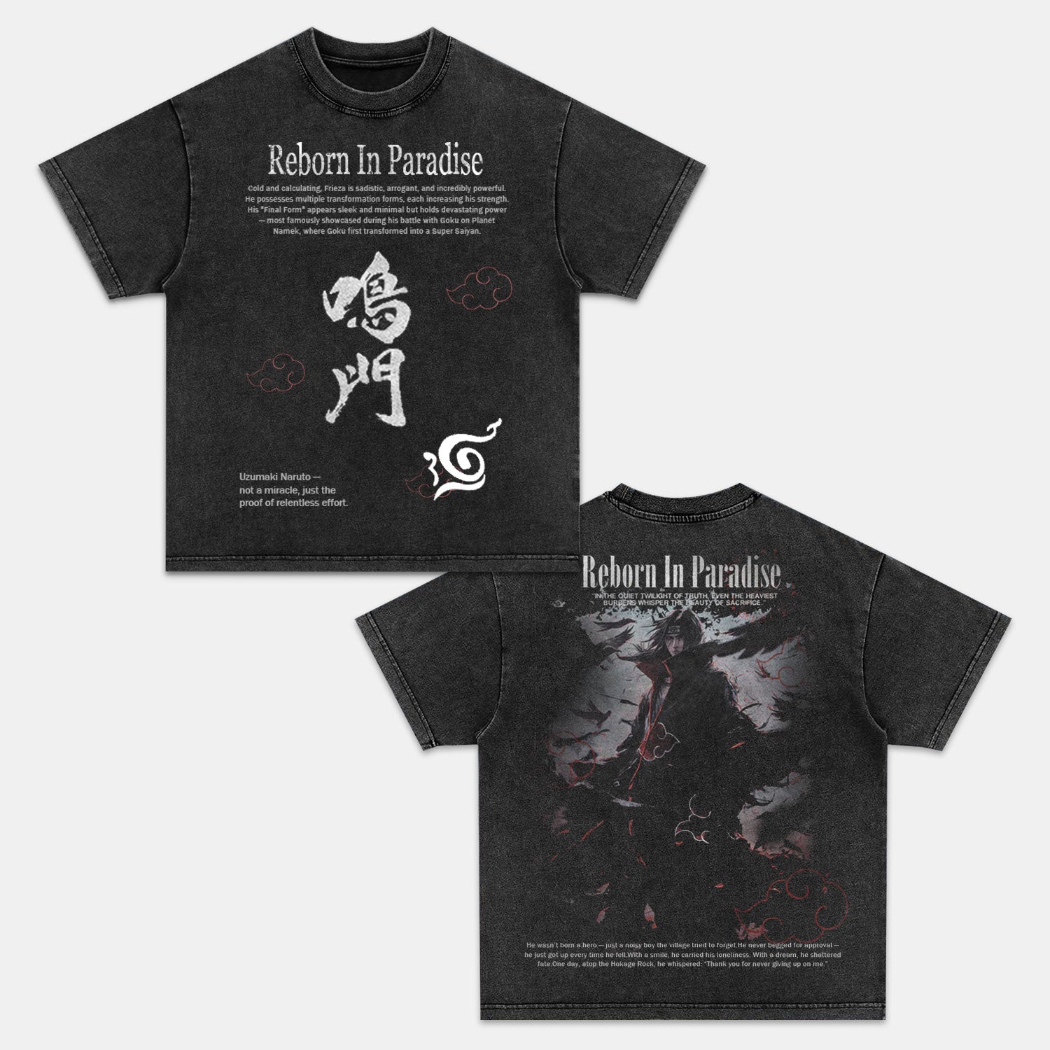 NARUTO 2.0 “UCHIHA LEGACY�?ITACHI OVERSIZED TEE-[DS]