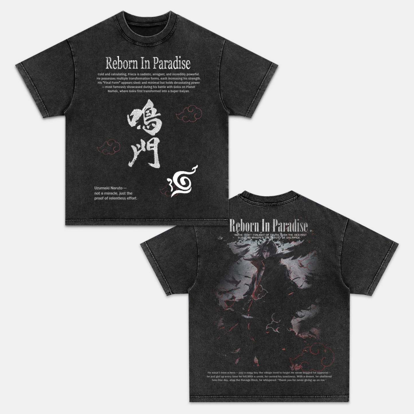 NARUTO 2.0 “UCHIHA LEGACY�?ITACHI OVERSIZED TEE-[DS]