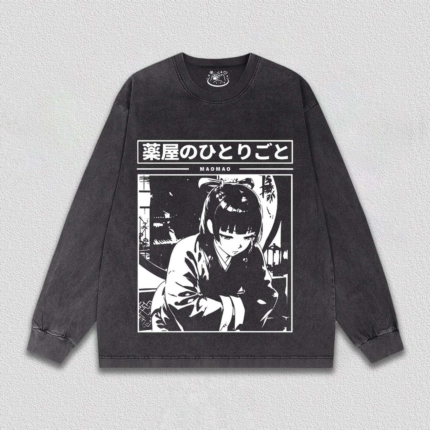 Maomao Black and White T-Shirt