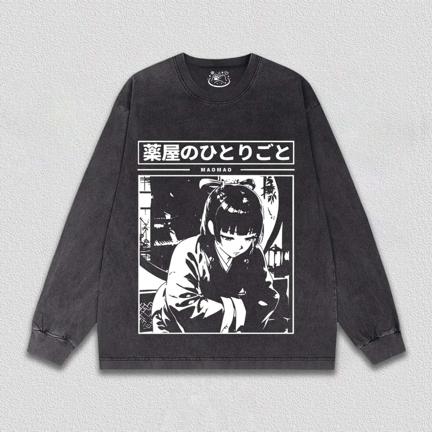 Maomao Black and White T-Shirt