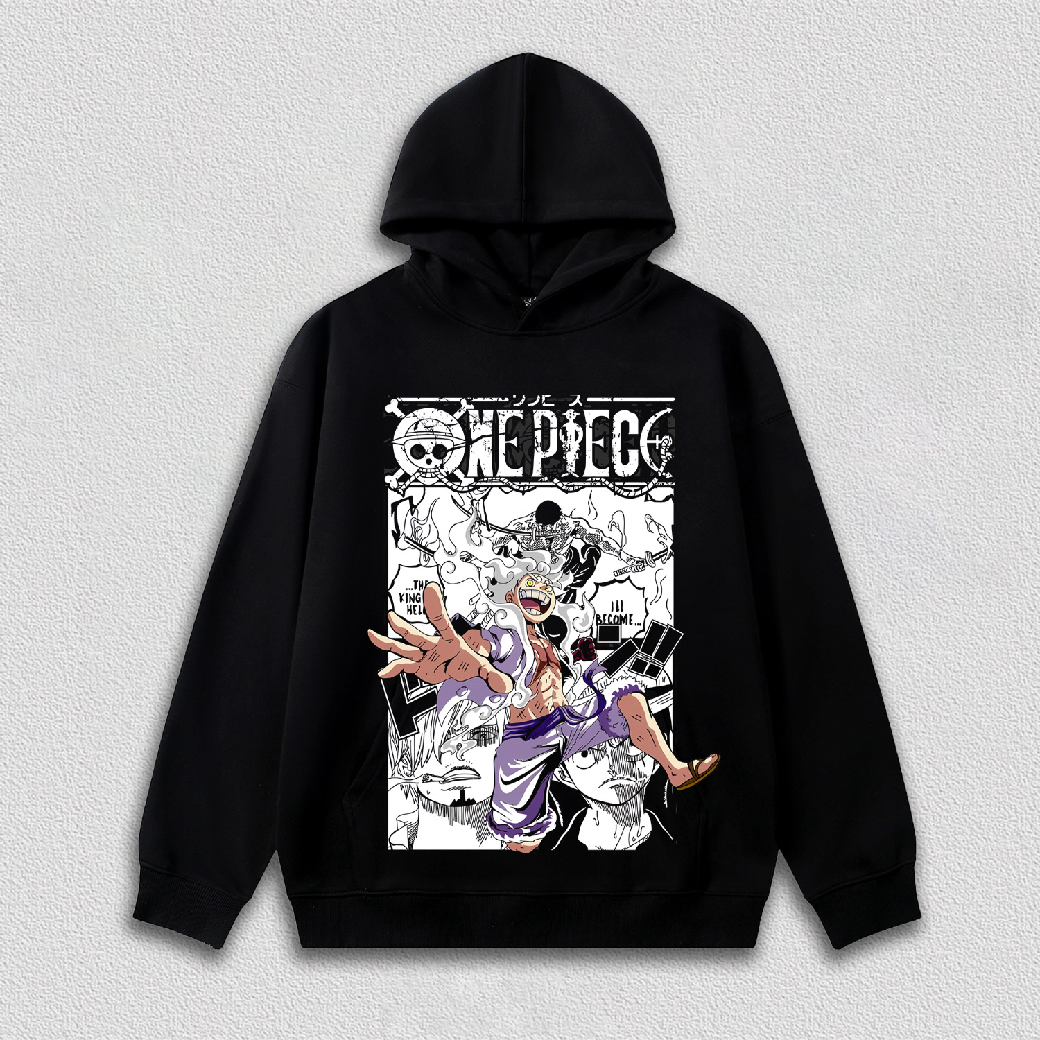 ONE PIECE TEE HOODIES