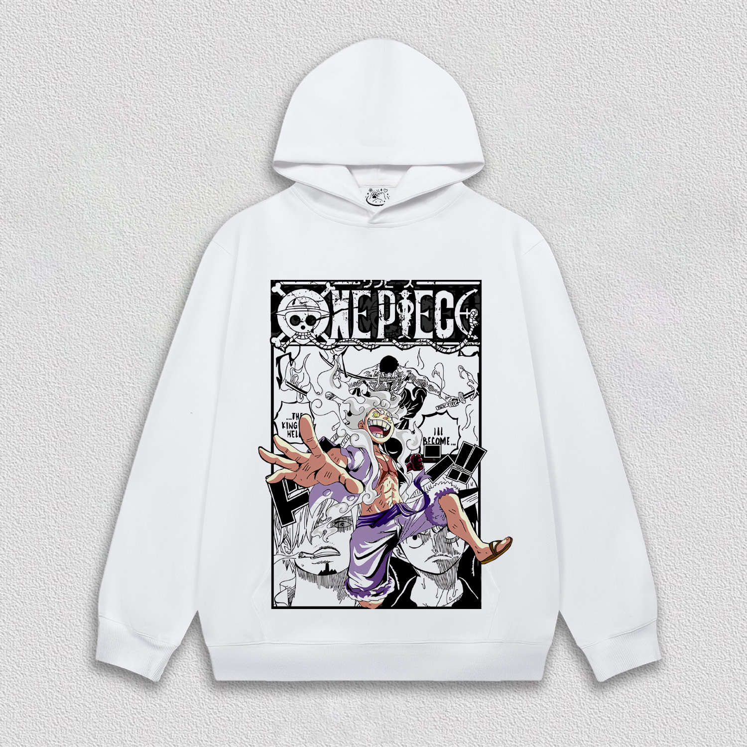 ONE PIECE TEE HOODIES