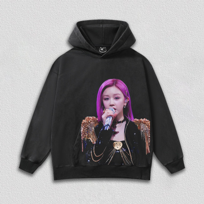 Golden-BABYMONSTER PHARITA HOODIES
