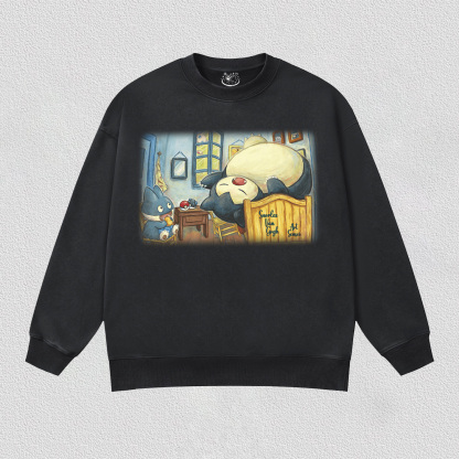 SNORLAX VAN GOGH HOODIES