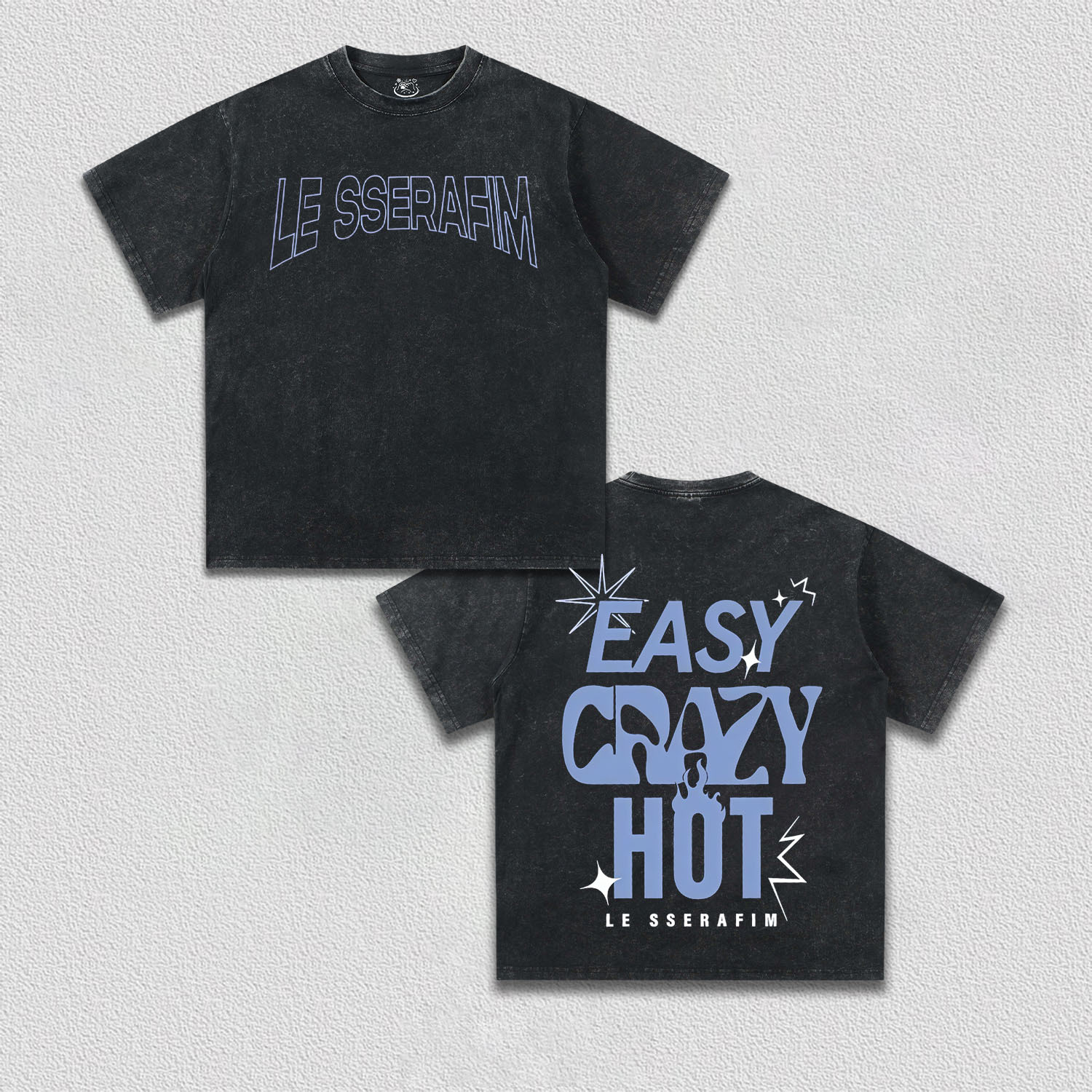 Le Sserafim North American Tour Easy Crazy Hot 2025 TEE