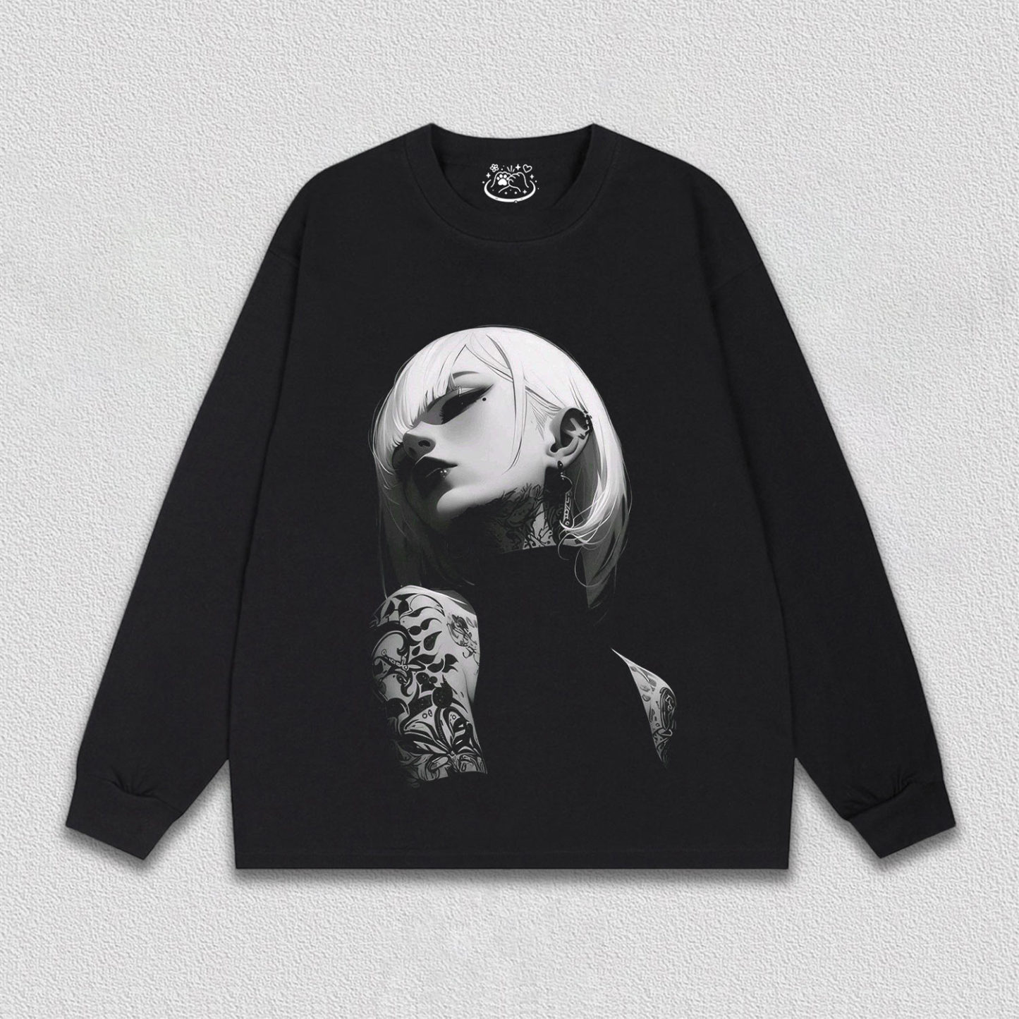 Anime Girl Tattoo T-shirt