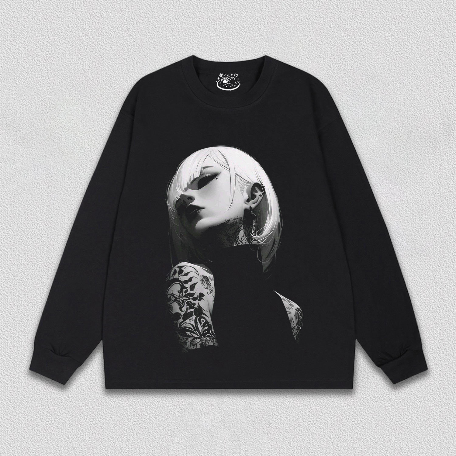 Anime Girl Tattoo T-shirt