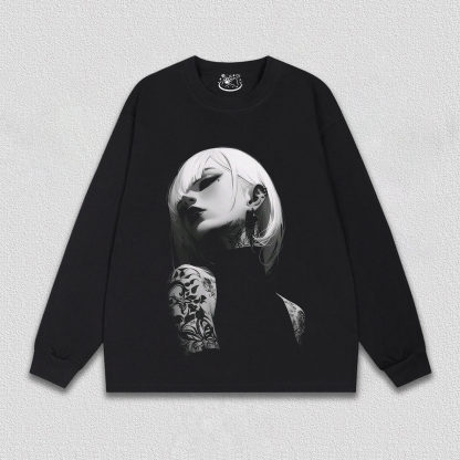 Anime Girl Tattoo T-shirt