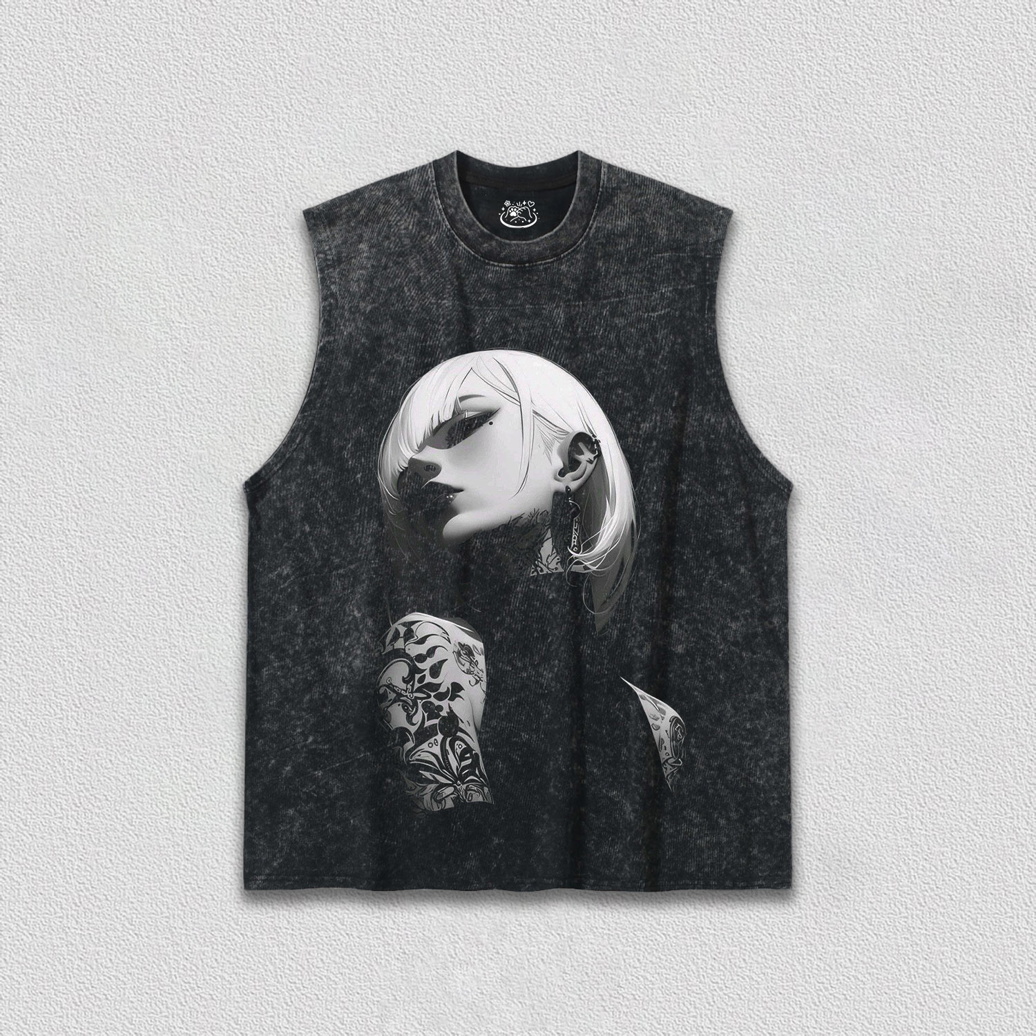 Anime Girl Tattoo T-shirt