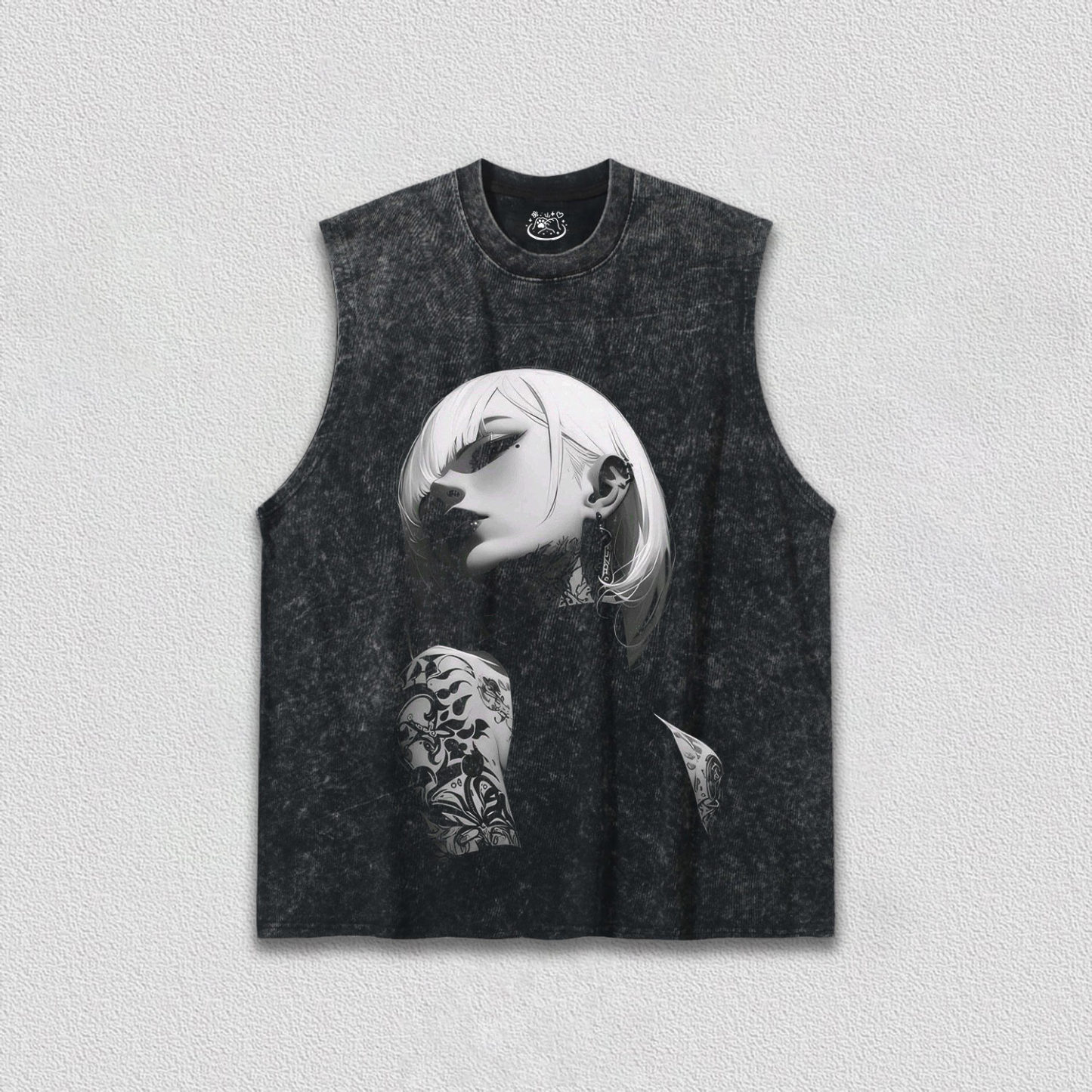 Anime Girl Tattoo T-shirt