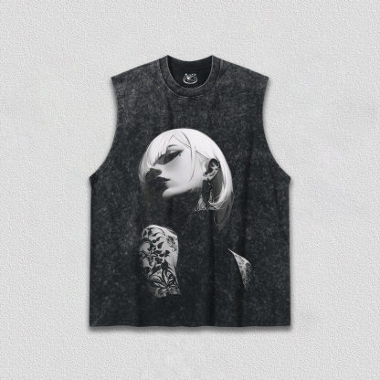 Anime Girl Tattoo T-shirt