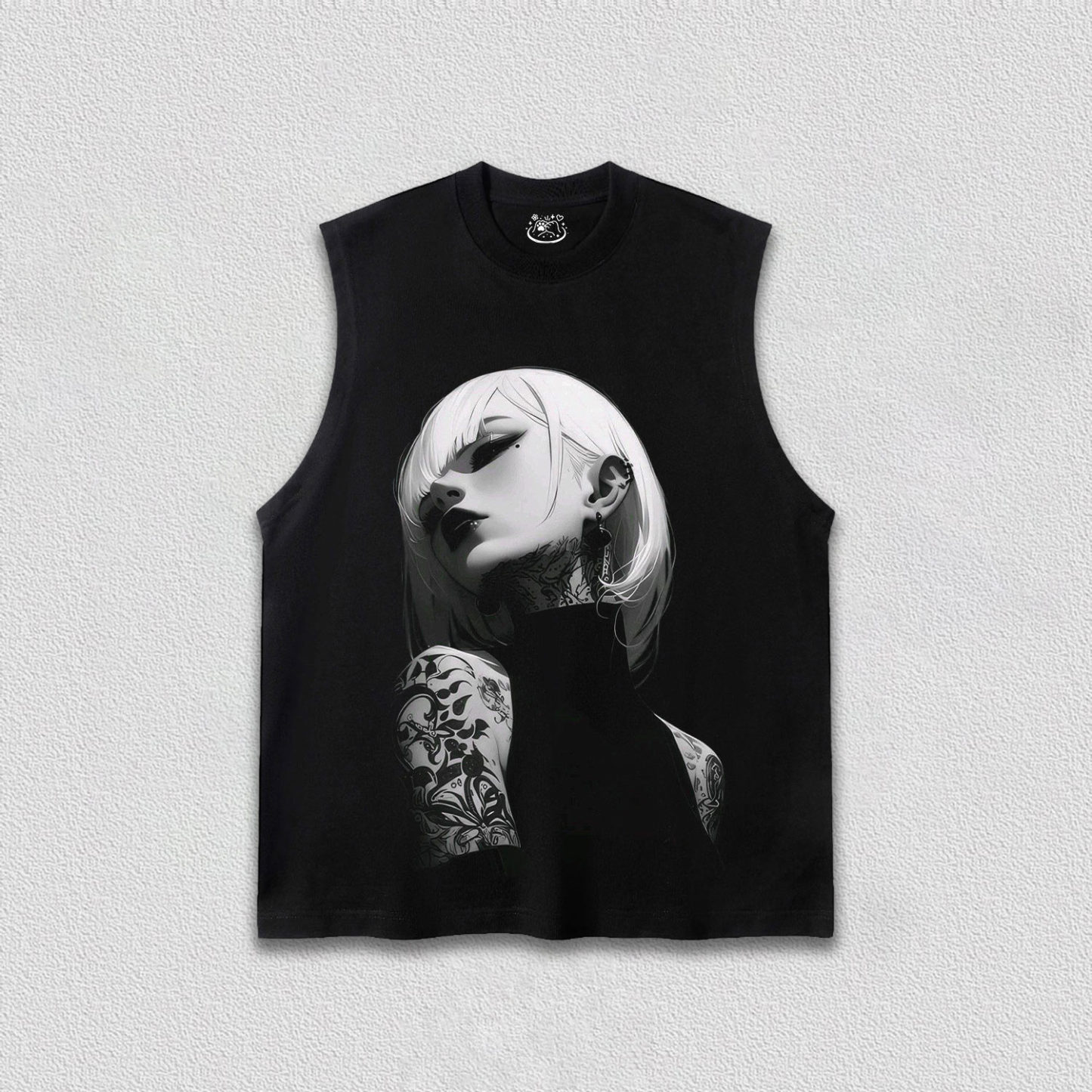 Anime Girl Tattoo T-shirt